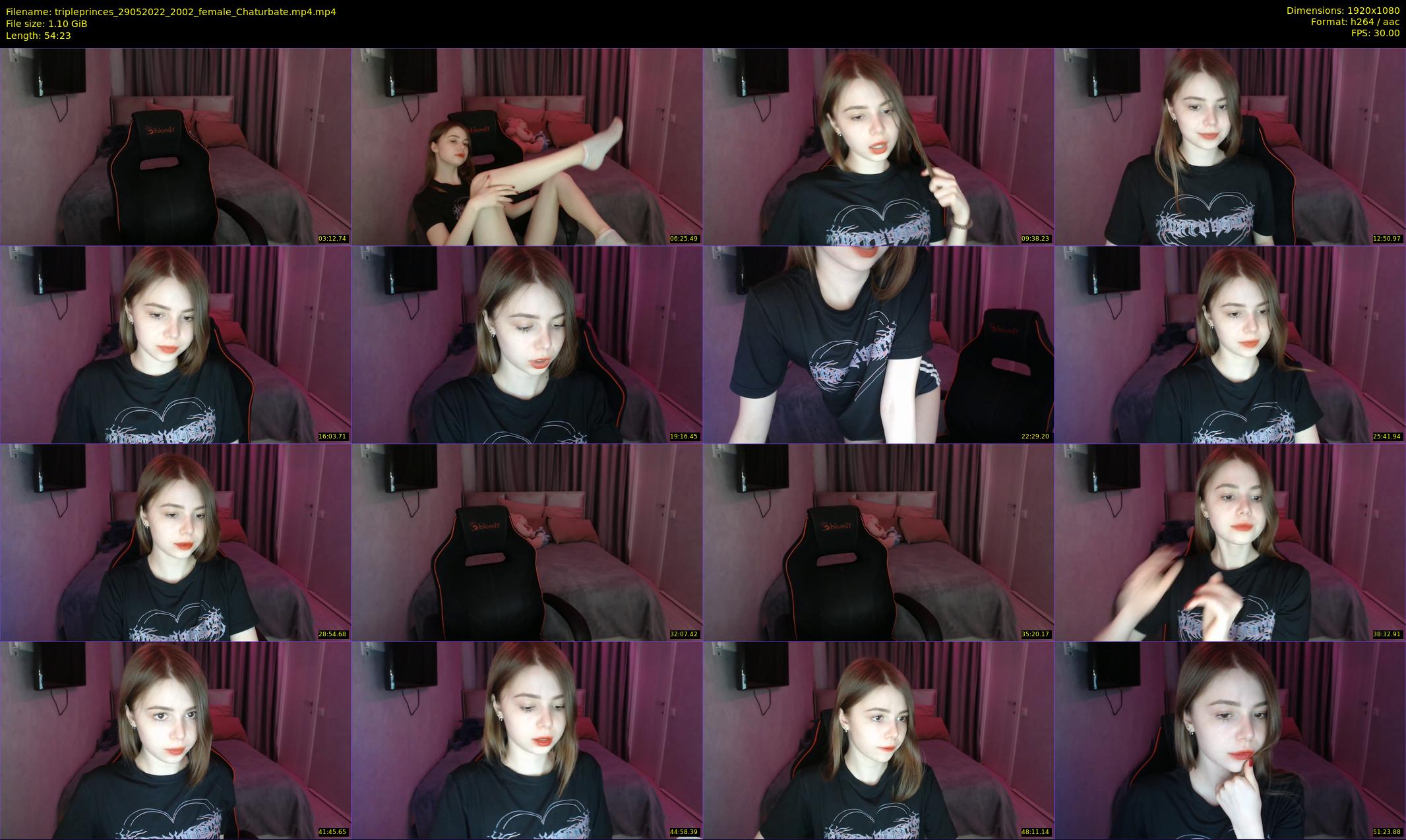 tripleprinces — 55 minute Chaturbate female cam show recording, 1080p, May 29, 2022