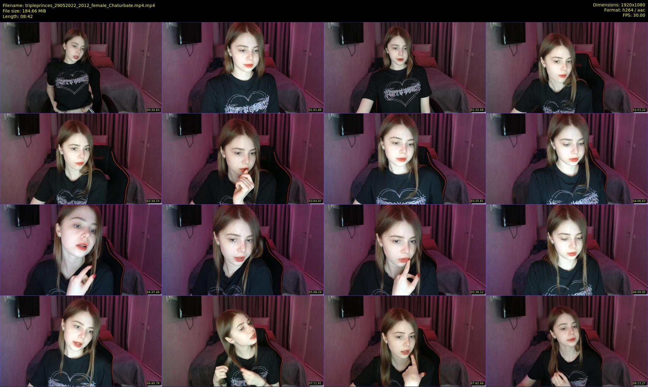 tripleprinces — 9 minute Chaturbate female cam show recording, 1080p, May 29, 2022