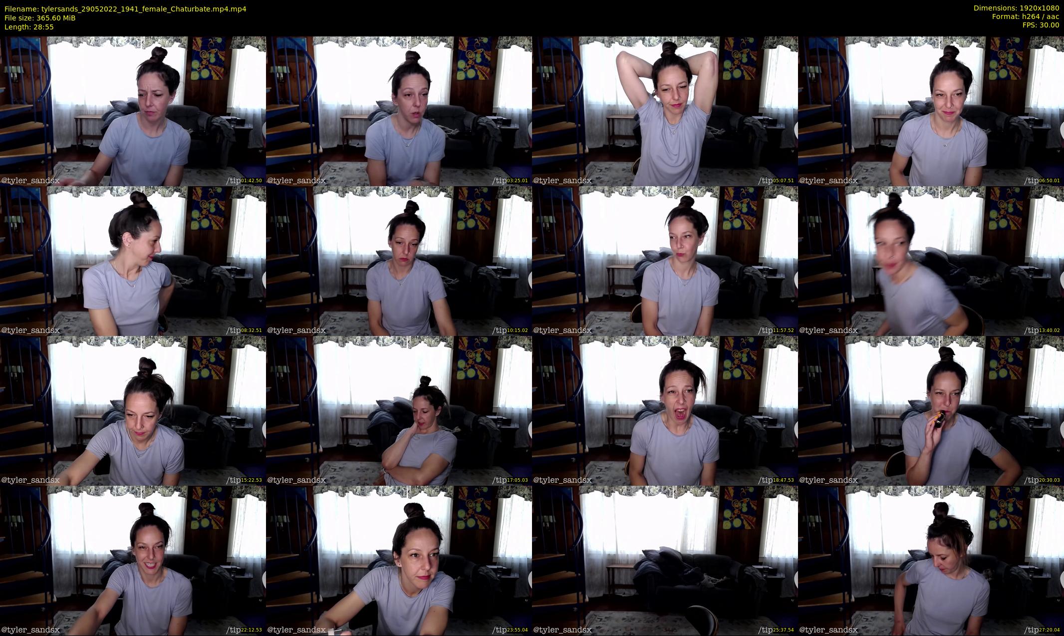 tylersands — 29 minute Chaturbate female cam show recording, 1080p, May 29, 2022