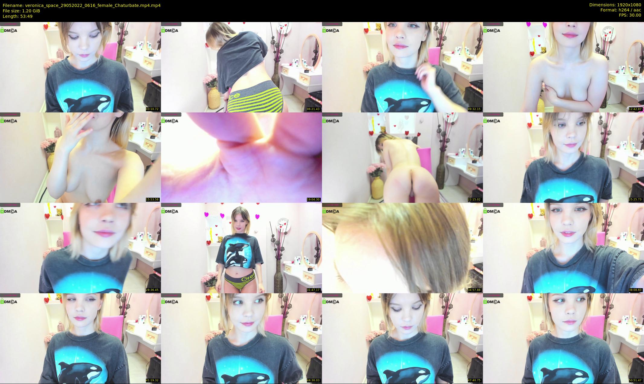 veronica_space — 54 minute Chaturbate female cam show recording, 1080p, May 29, 2022