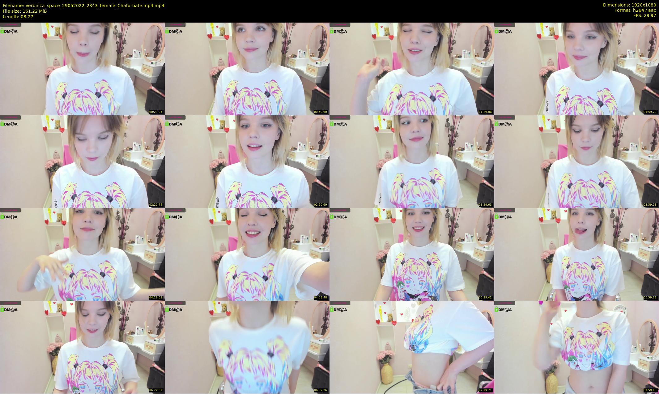 veronica_space — 9 minute Chaturbate female cam show recording, 1080p, May 29, 2022
