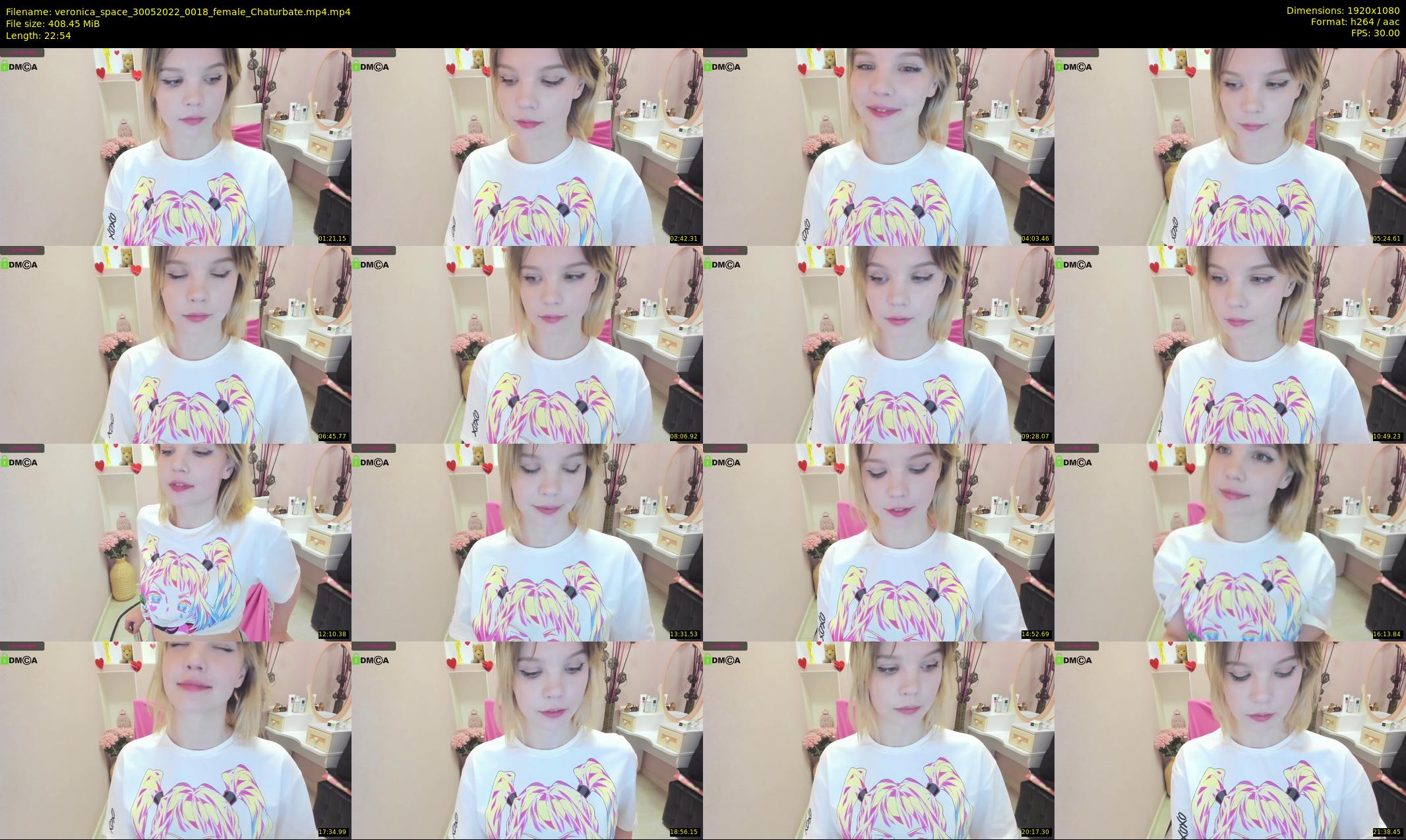 veronica_space — 23 minute Chaturbate female cam show recording, 1080p, May 30, 2022