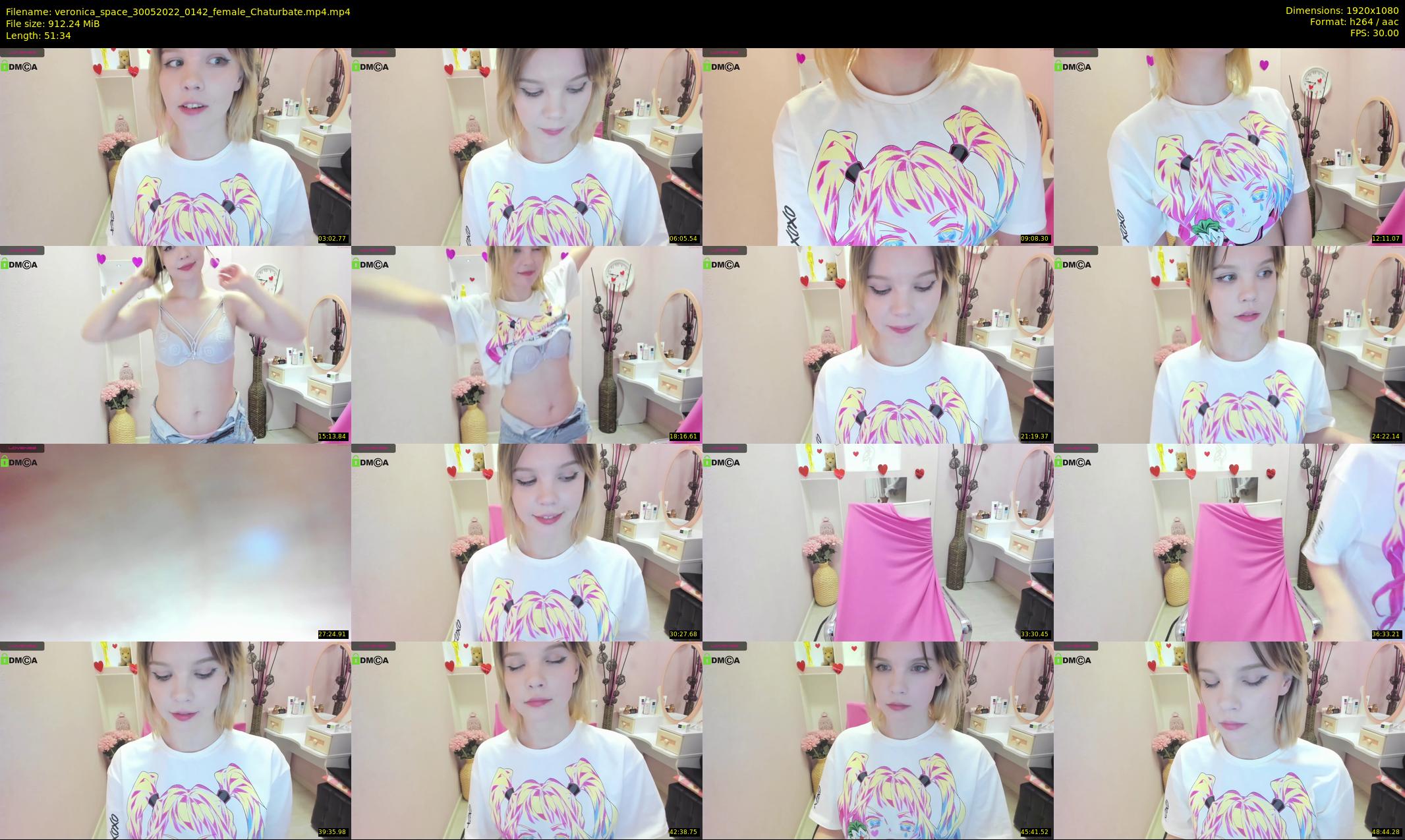 veronica_space — 52 minute Chaturbate female cam show recording, 1080p, May 30, 2022