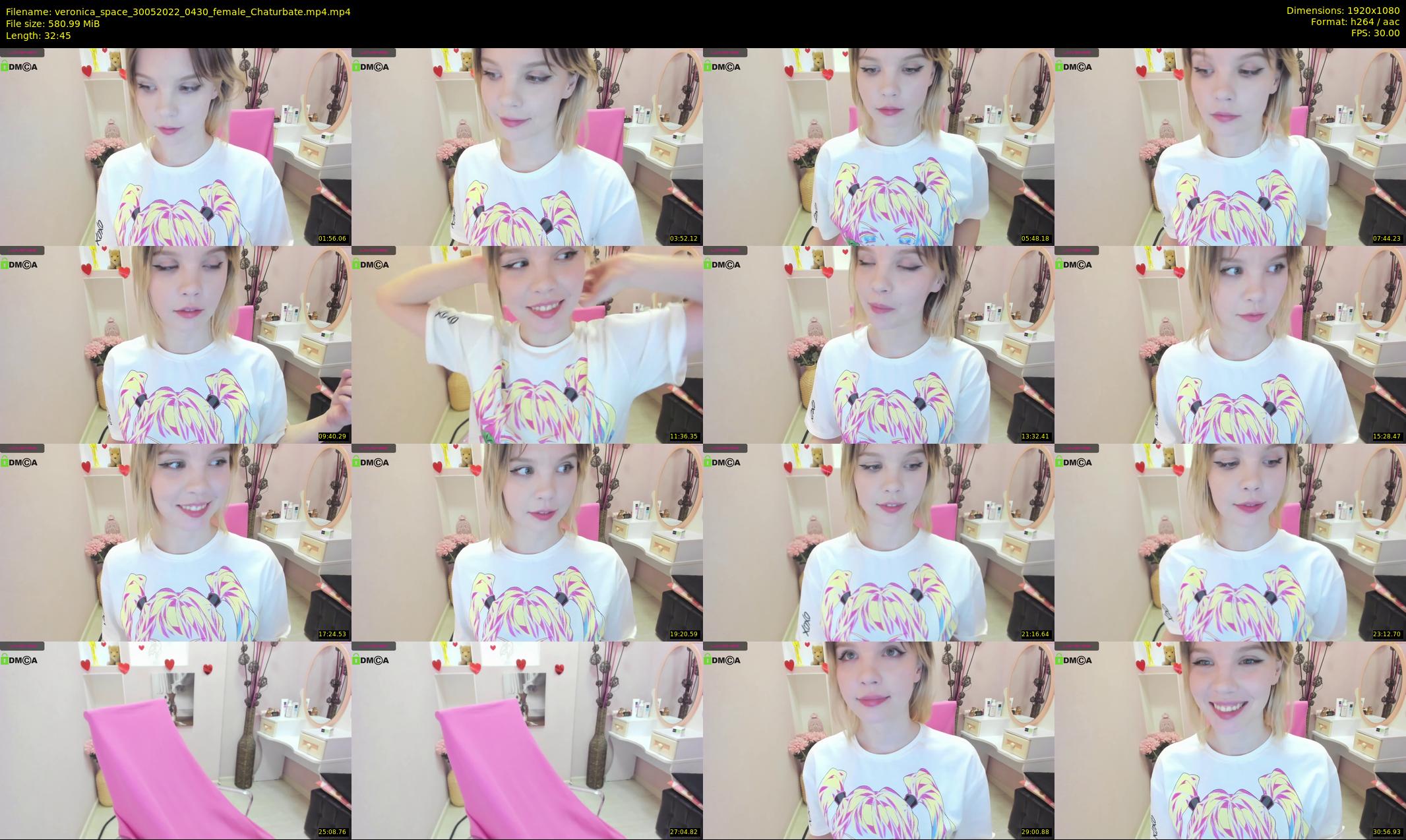 veronica_space — 33 minute Chaturbate female cam show recording, 1080p, May 30, 2022
