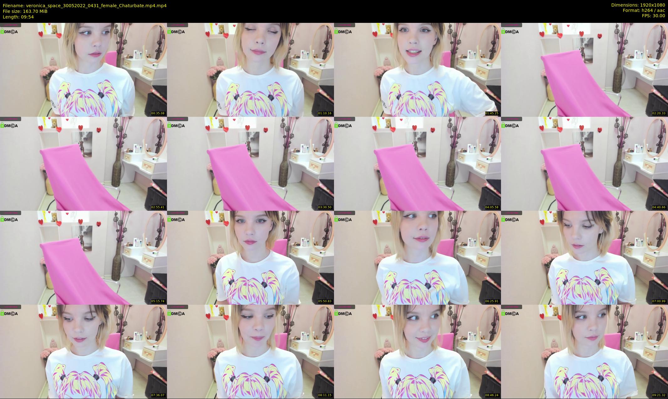 veronica_space — 10 minute Chaturbate female cam show recording, 1080p, May 30, 2022