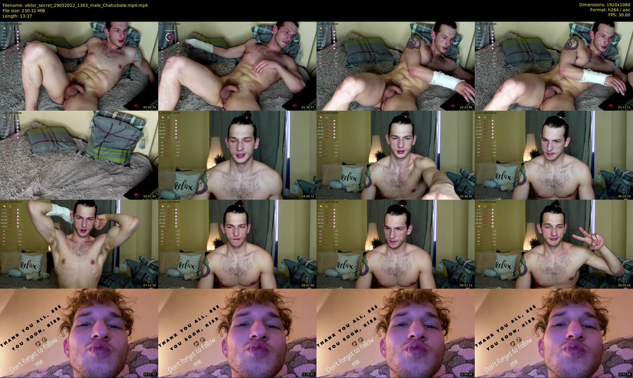 viktor_secret — 14 minute Chaturbate male cam show recording, 1080p, May 29, 2022
