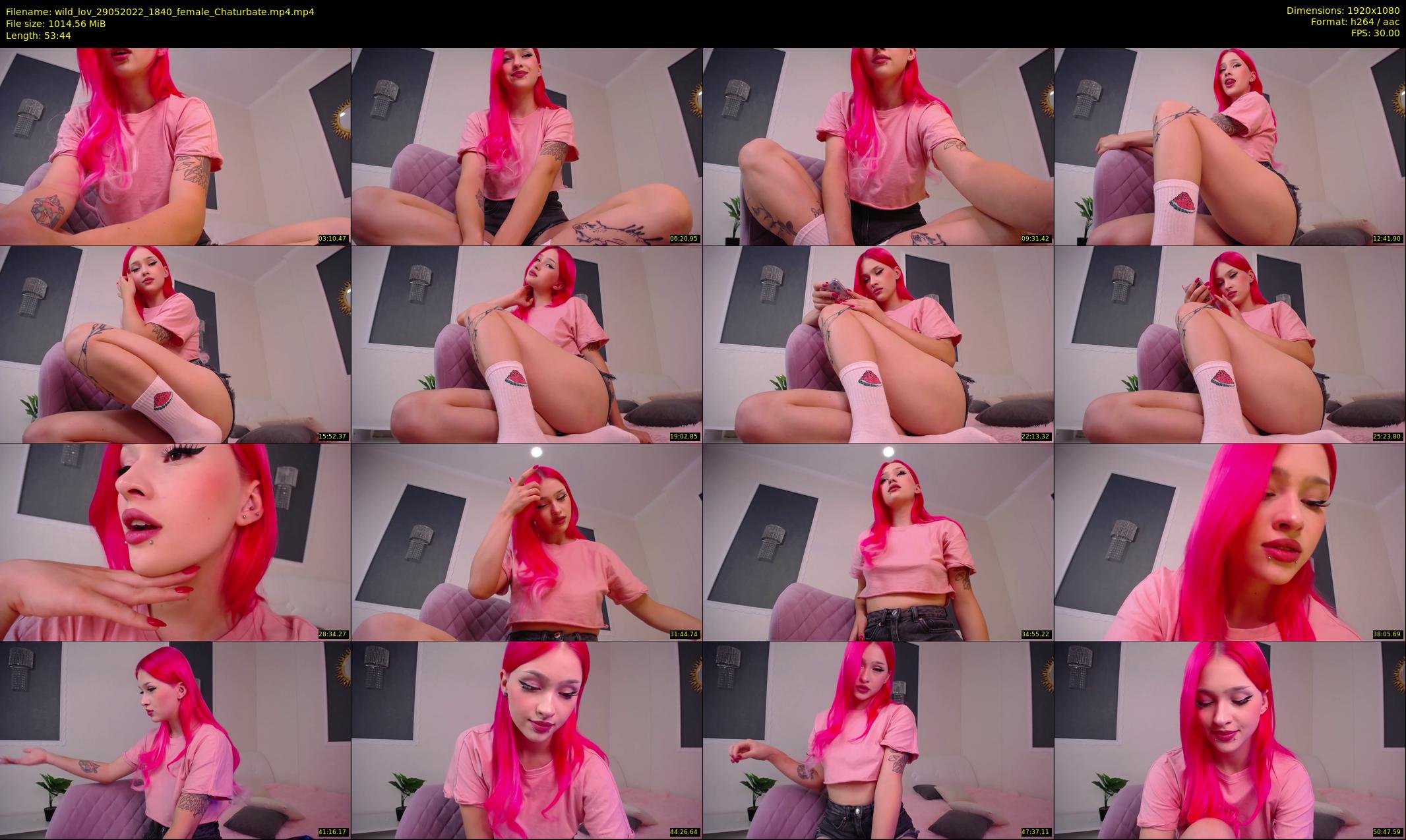 wild_lov — 54 minute Chaturbate female cam show recording, 1080p, May 29, 2022