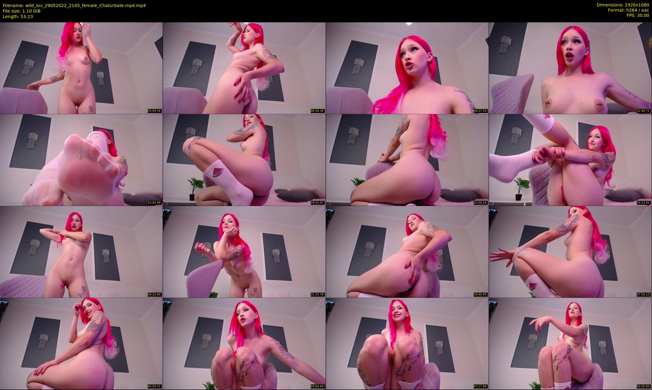 wild_lov — 54 minute Chaturbate female cam show recording, 1080p, May 29, 2022