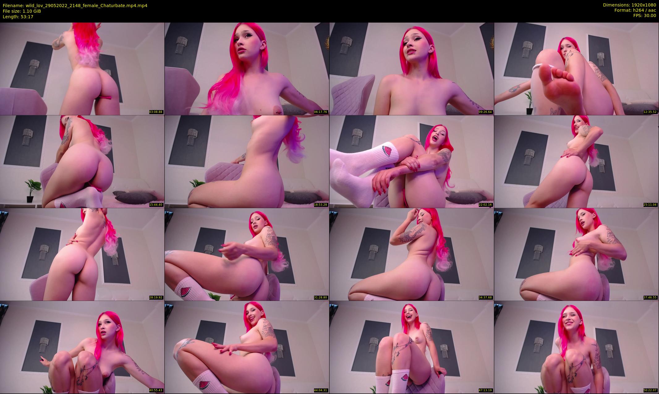 wild_lov — 54 minute Chaturbate female cam show recording, 1080p, May 29, 2022