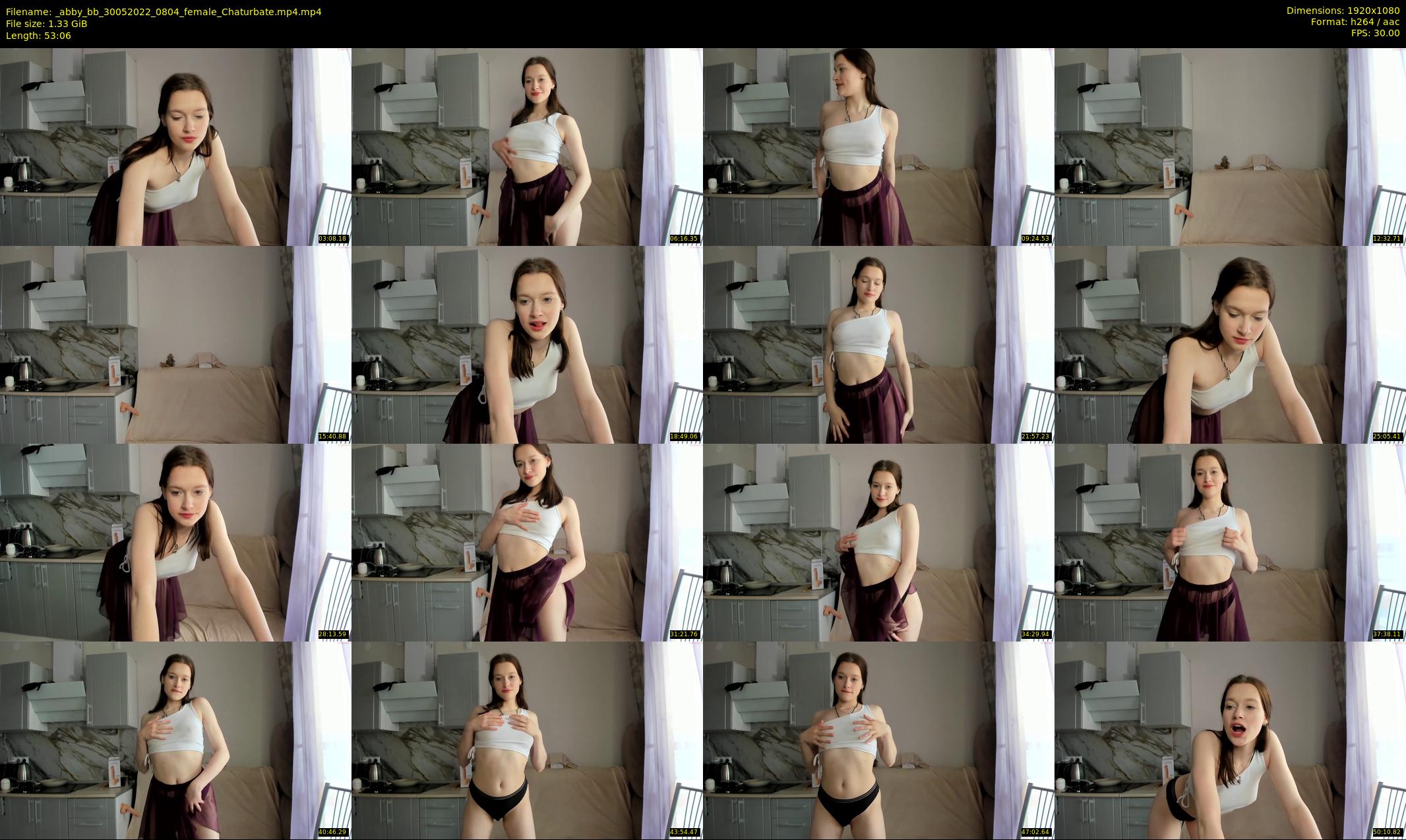 _abby_bb — 54 minute Chaturbate female cam show recording, 1080p, May 30, 2022