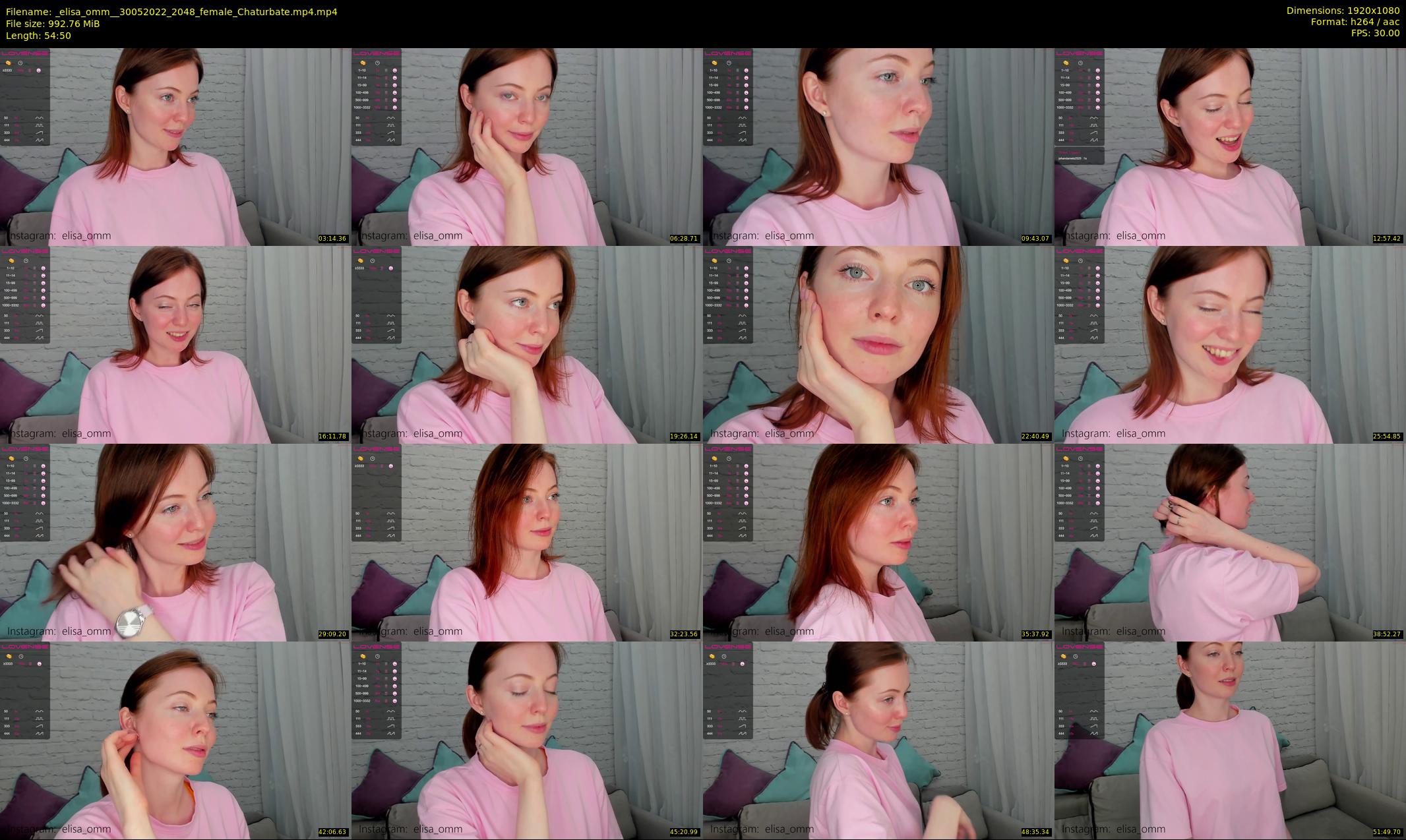_elisa_omm_ — 55 minute Chaturbate female cam show recording, 1080p, May 30, 2022