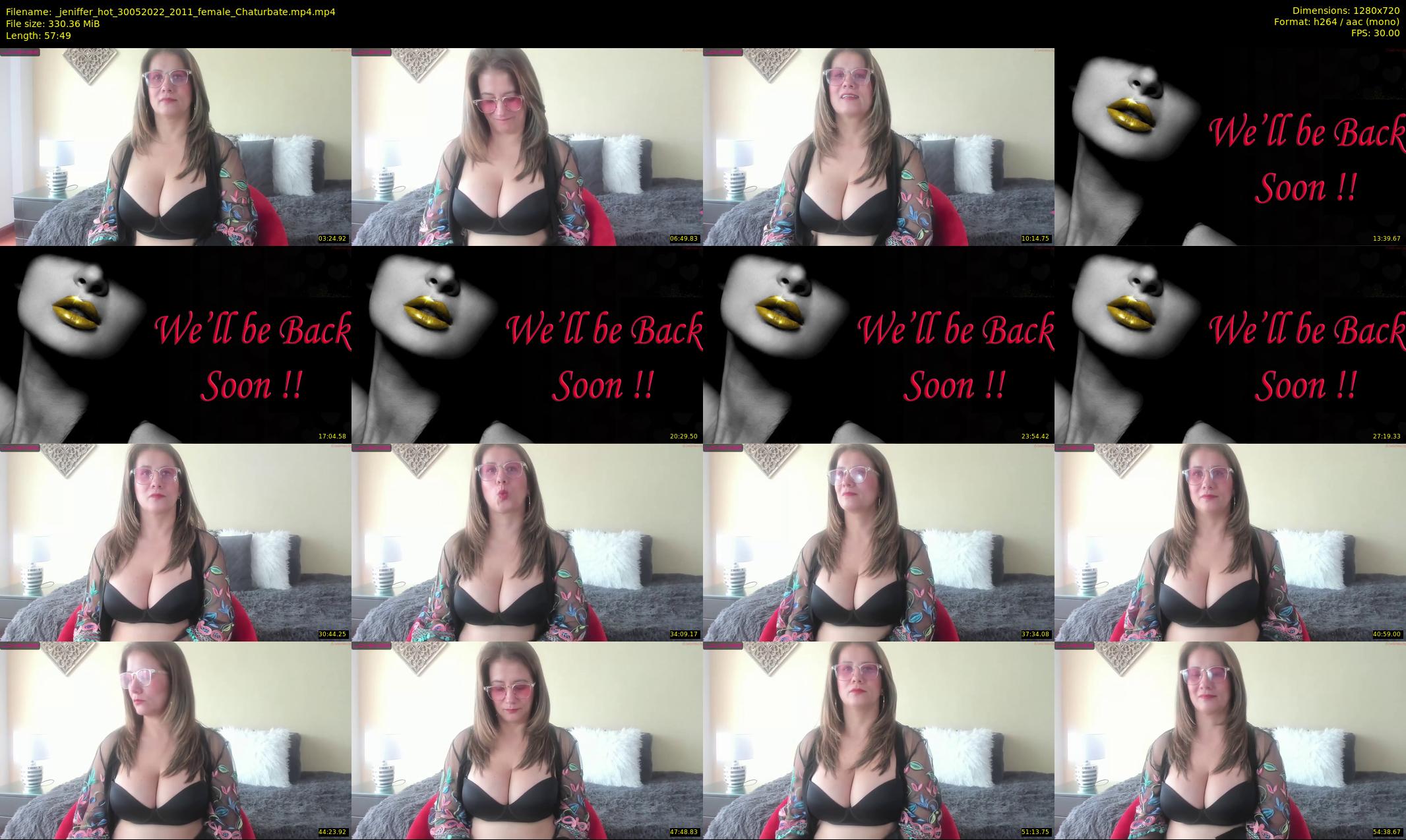 _jeniffer_hot — 58 minute Chaturbate female cam show recording, 720p, May 30, 2022