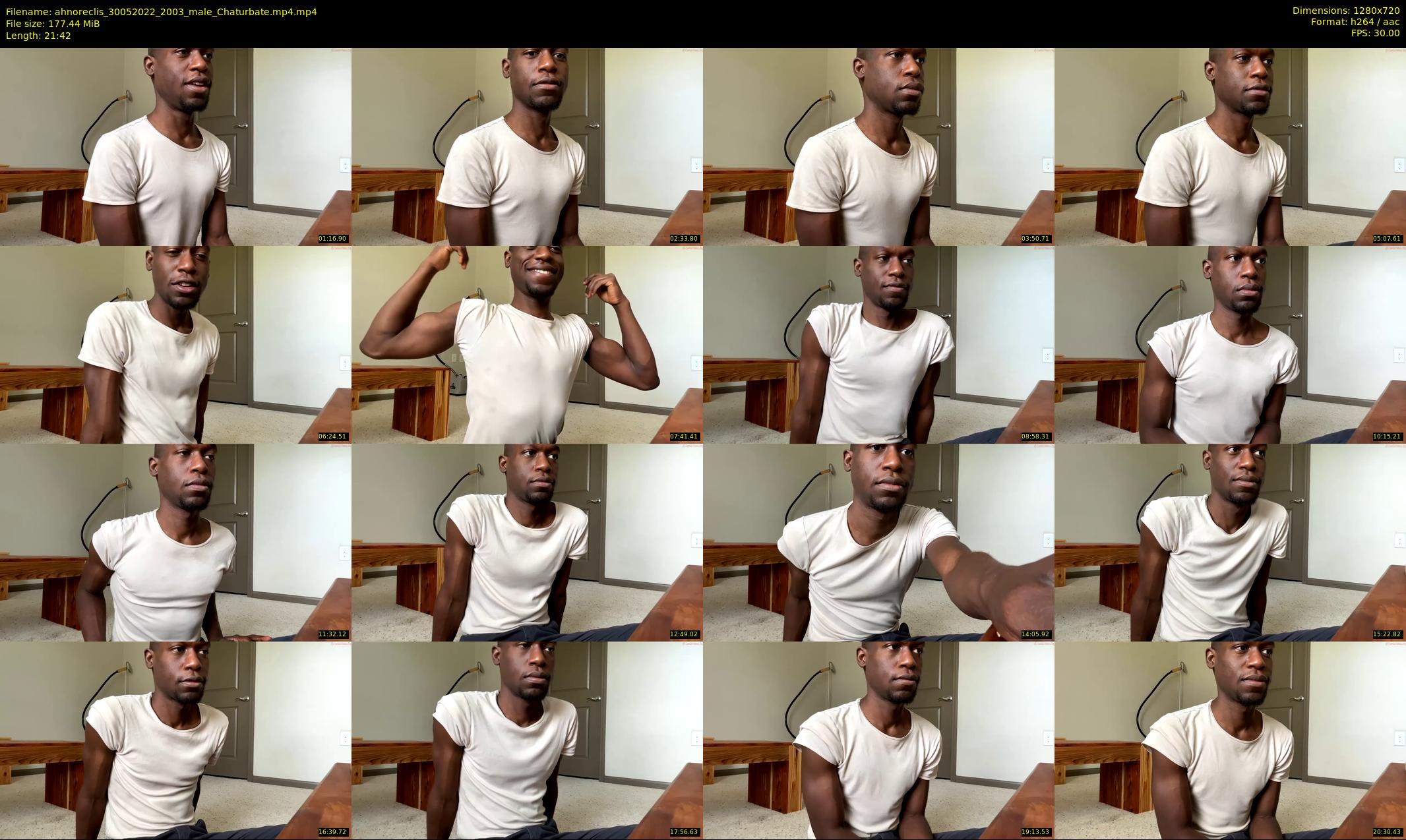 ahnoreclis — 22 minute Chaturbate male cam show recording, 720p, May 30, 2022