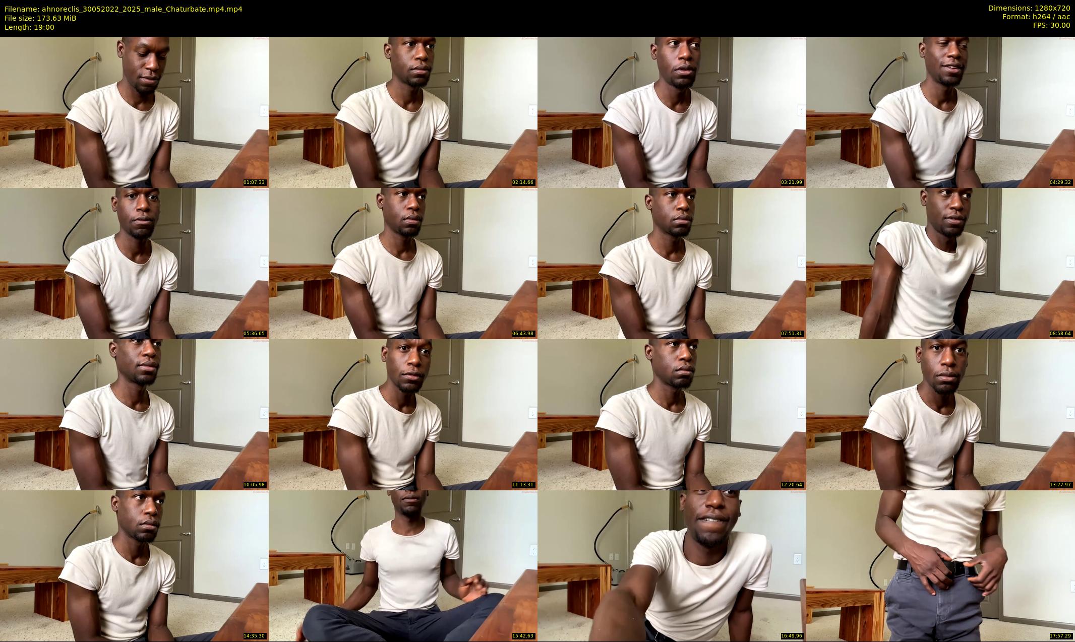 ahnoreclis — 19 minute Chaturbate male cam show recording, 720p, May 30, 2022