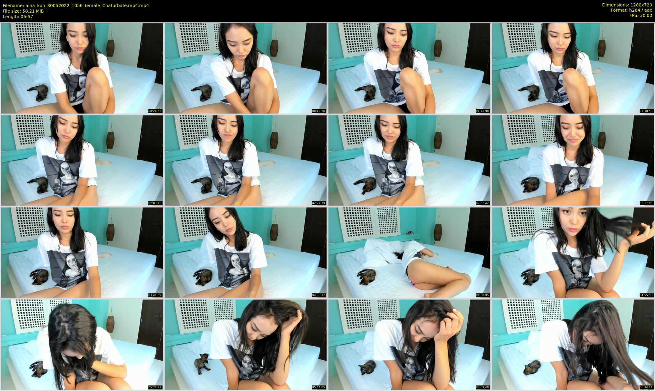 aina_kun — 7 minute Chaturbate female cam show recording, 720p, May 30, 2022