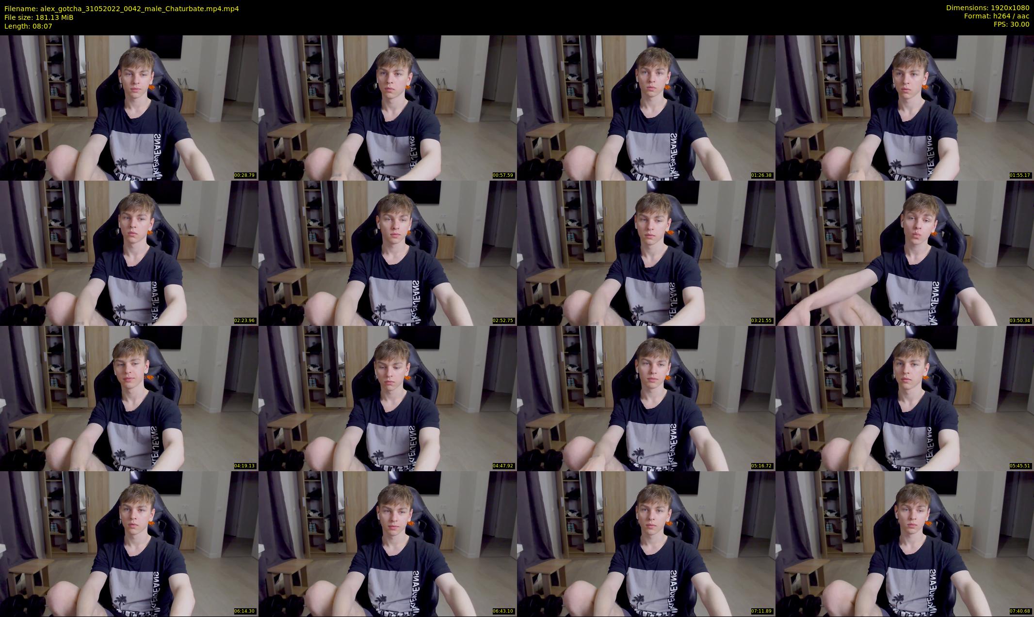 alex_gotcha — 9 minute Chaturbate male cam show recording, 1080p, May 31, 2022
