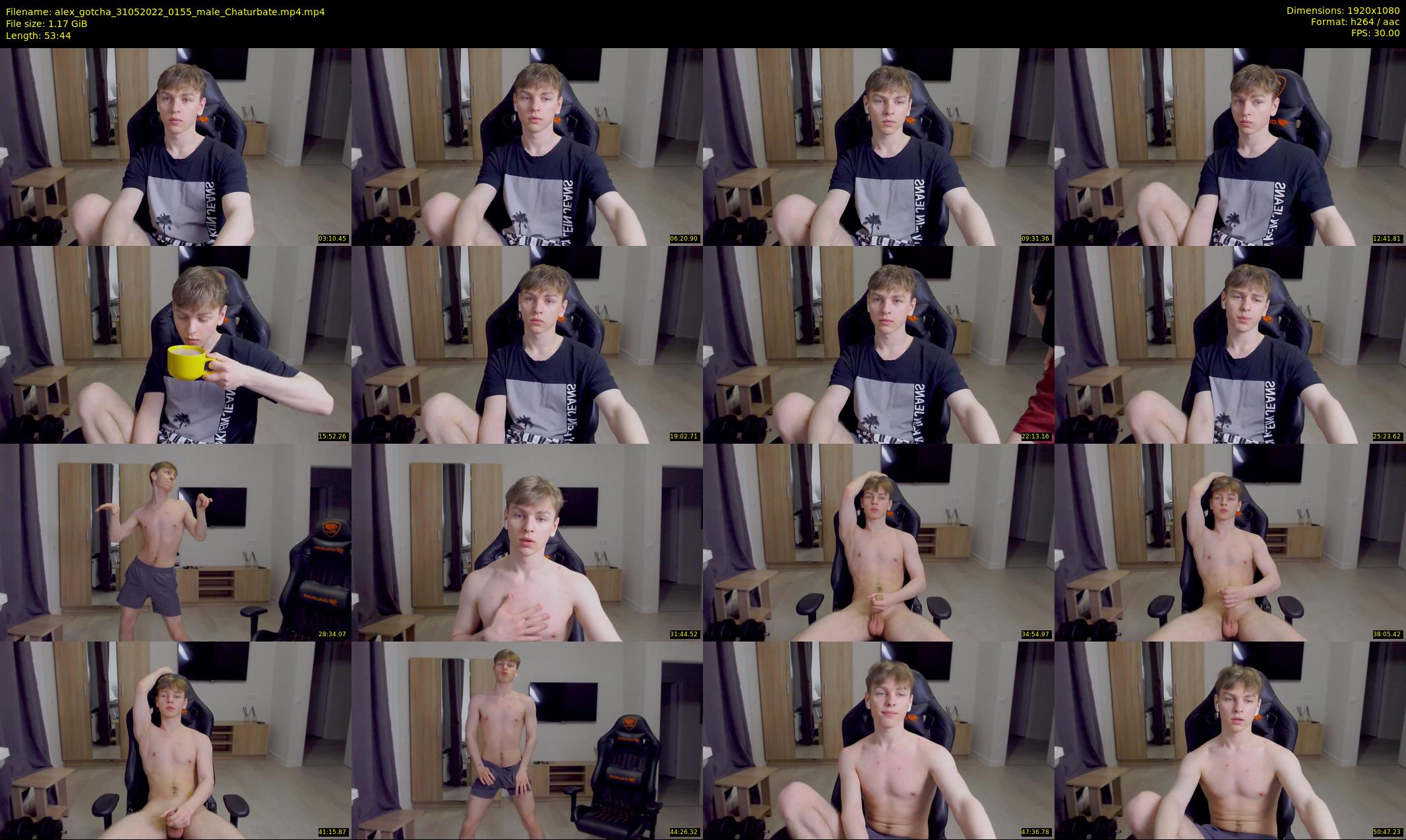 alex_gotcha — 54 minute Chaturbate male cam show recording, 1080p, May 31, 2022