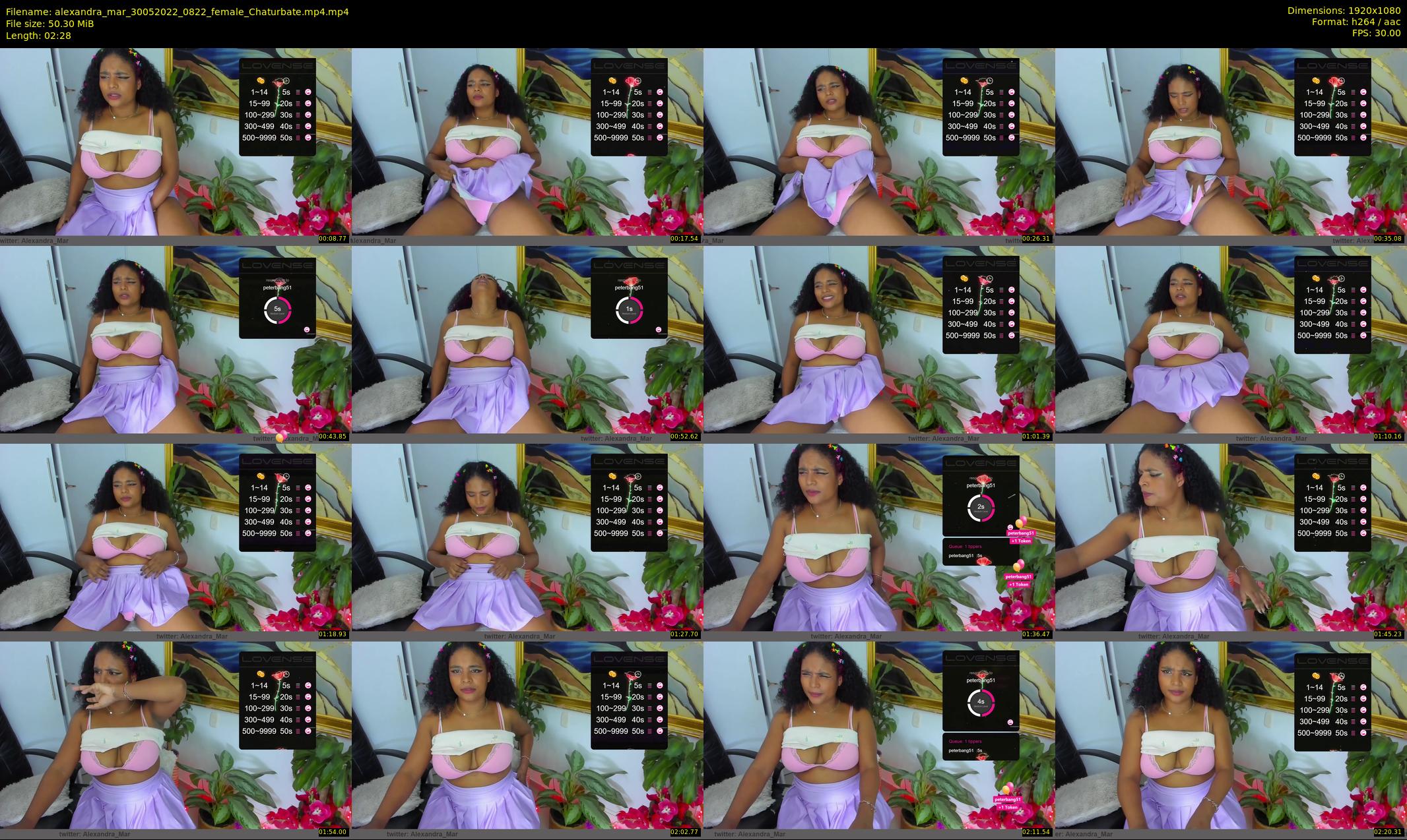 alexandra_mar — 3 minute Chaturbate female cam show recording, 1080p, May 30, 2022