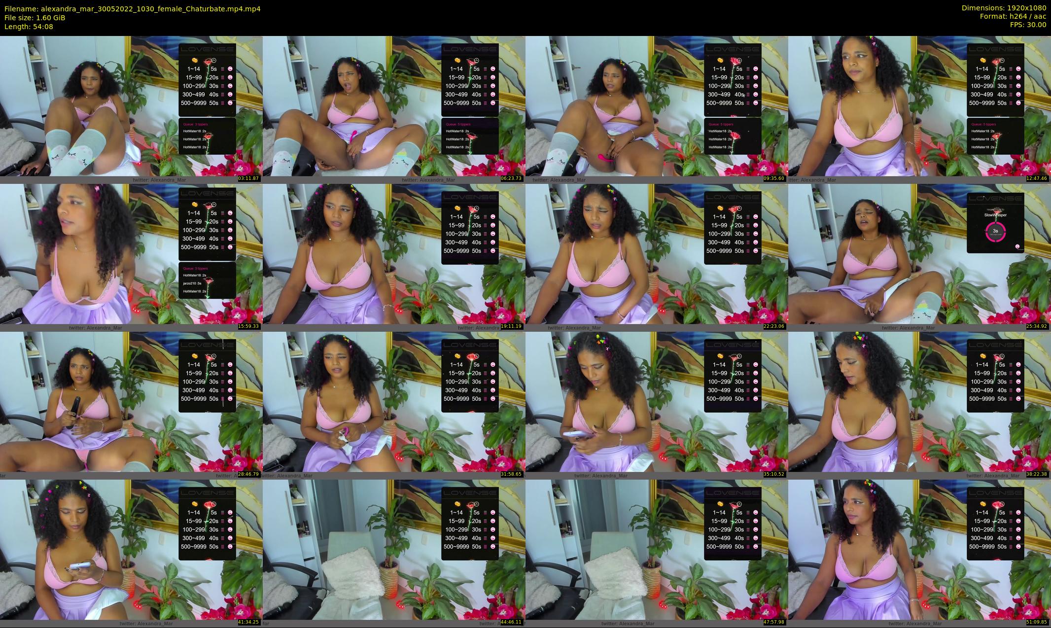 alexandra_mar — 55 minute Chaturbate female cam show recording, 1080p, May 30, 2022