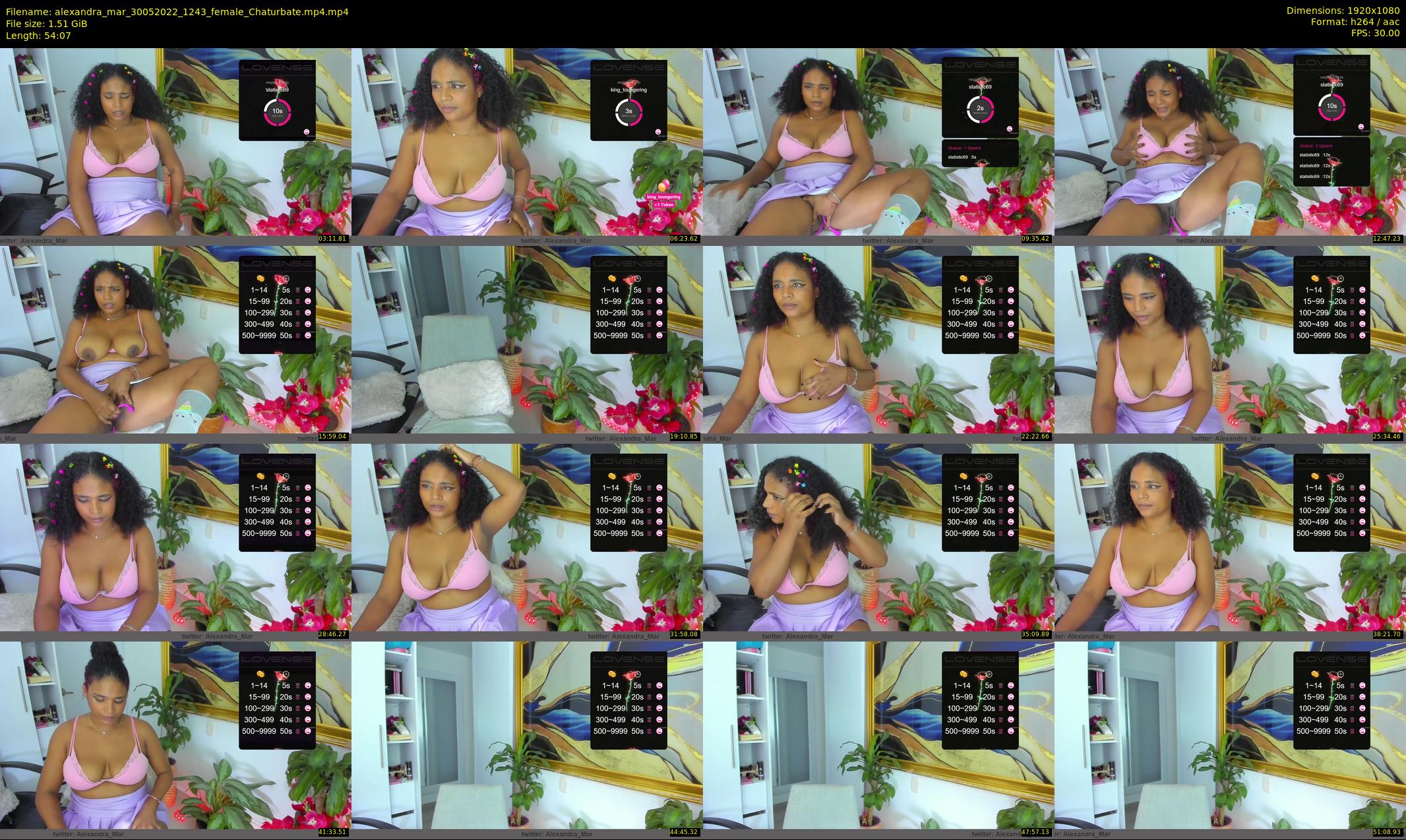 alexandra_mar — 55 minute Chaturbate female cam show recording, 1080p, May 30, 2022