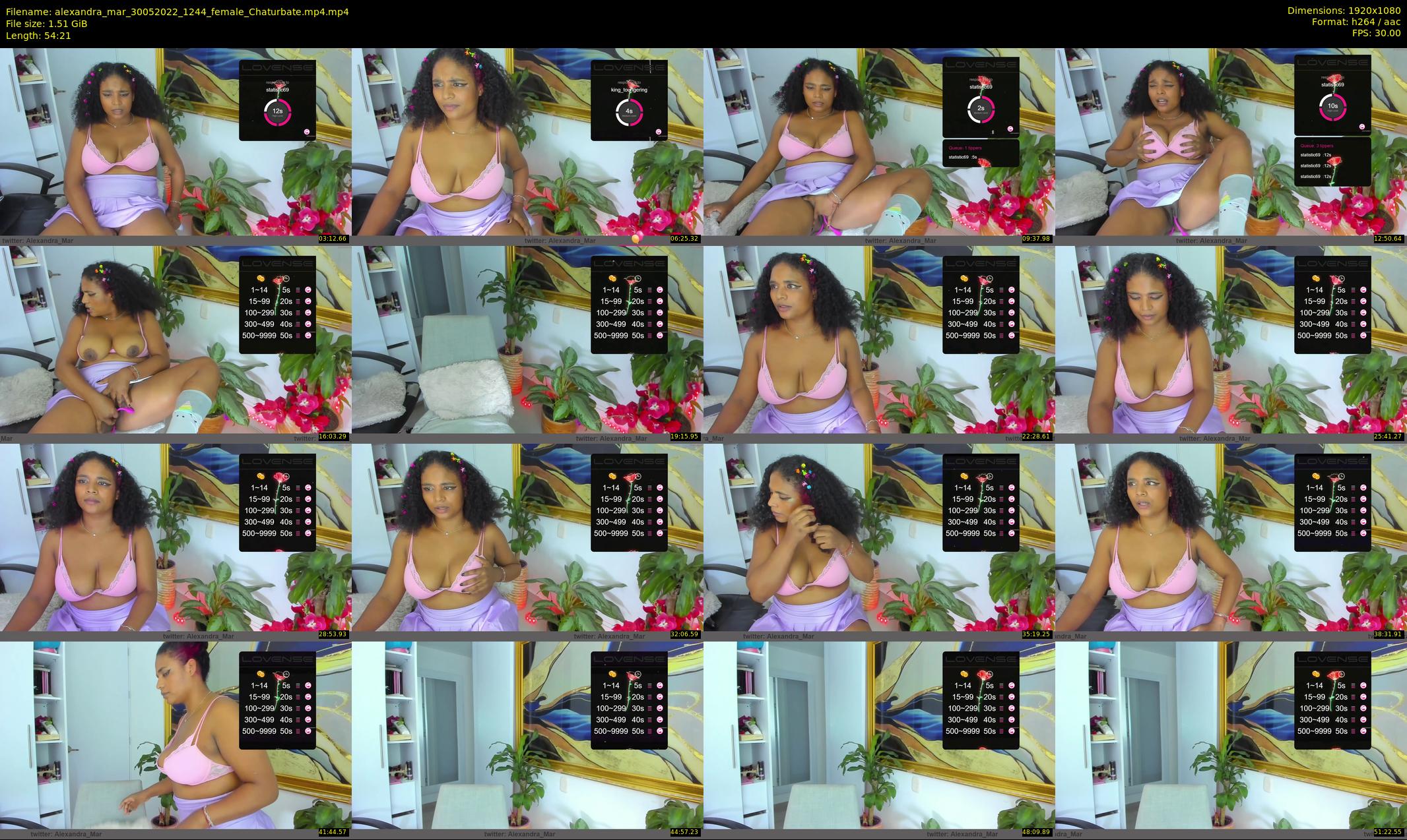 alexandra_mar — 55 minute Chaturbate female cam show recording, 1080p, May 30, 2022