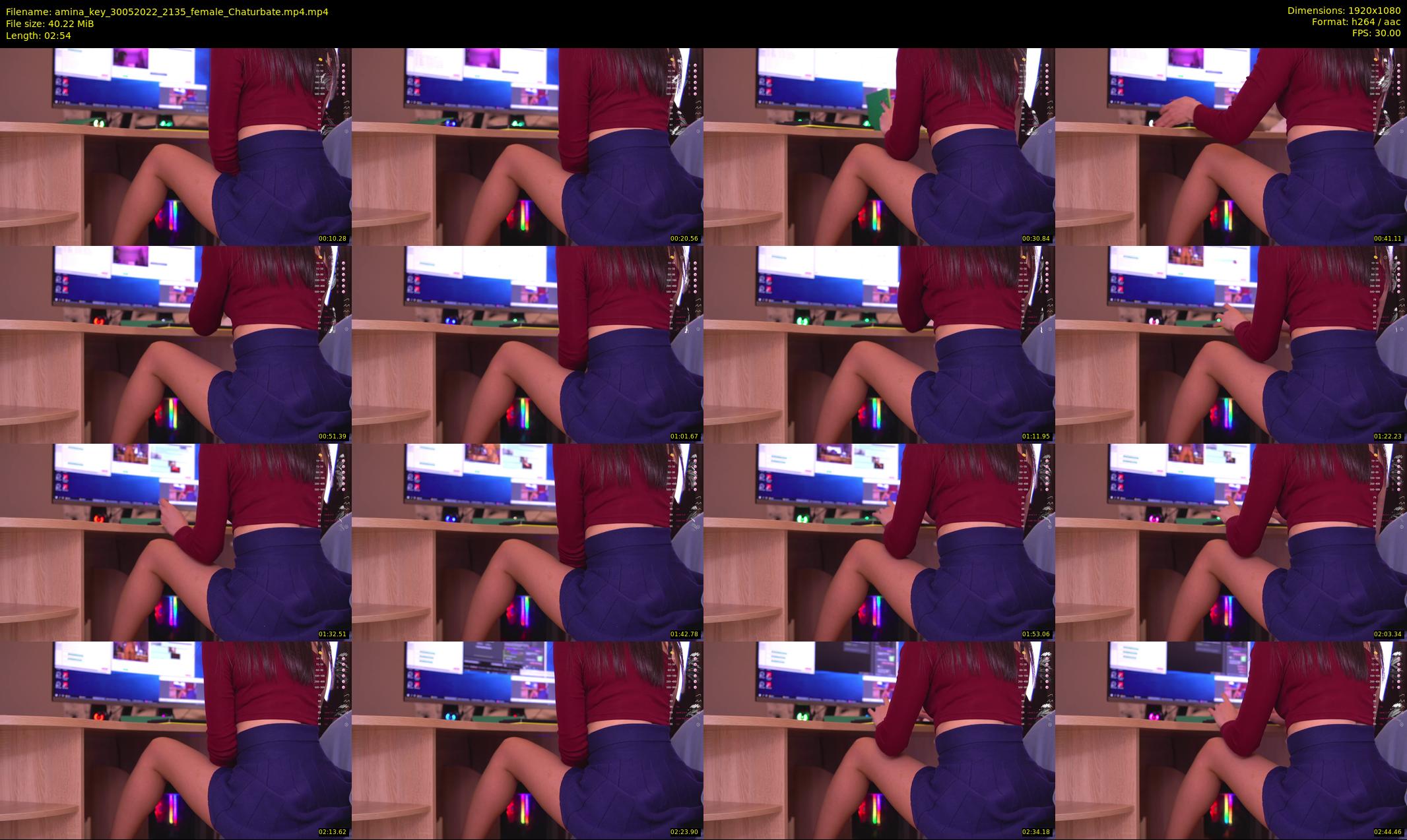amina_key — 3 minute Chaturbate female cam show recording, 1080p, May 30, 2022