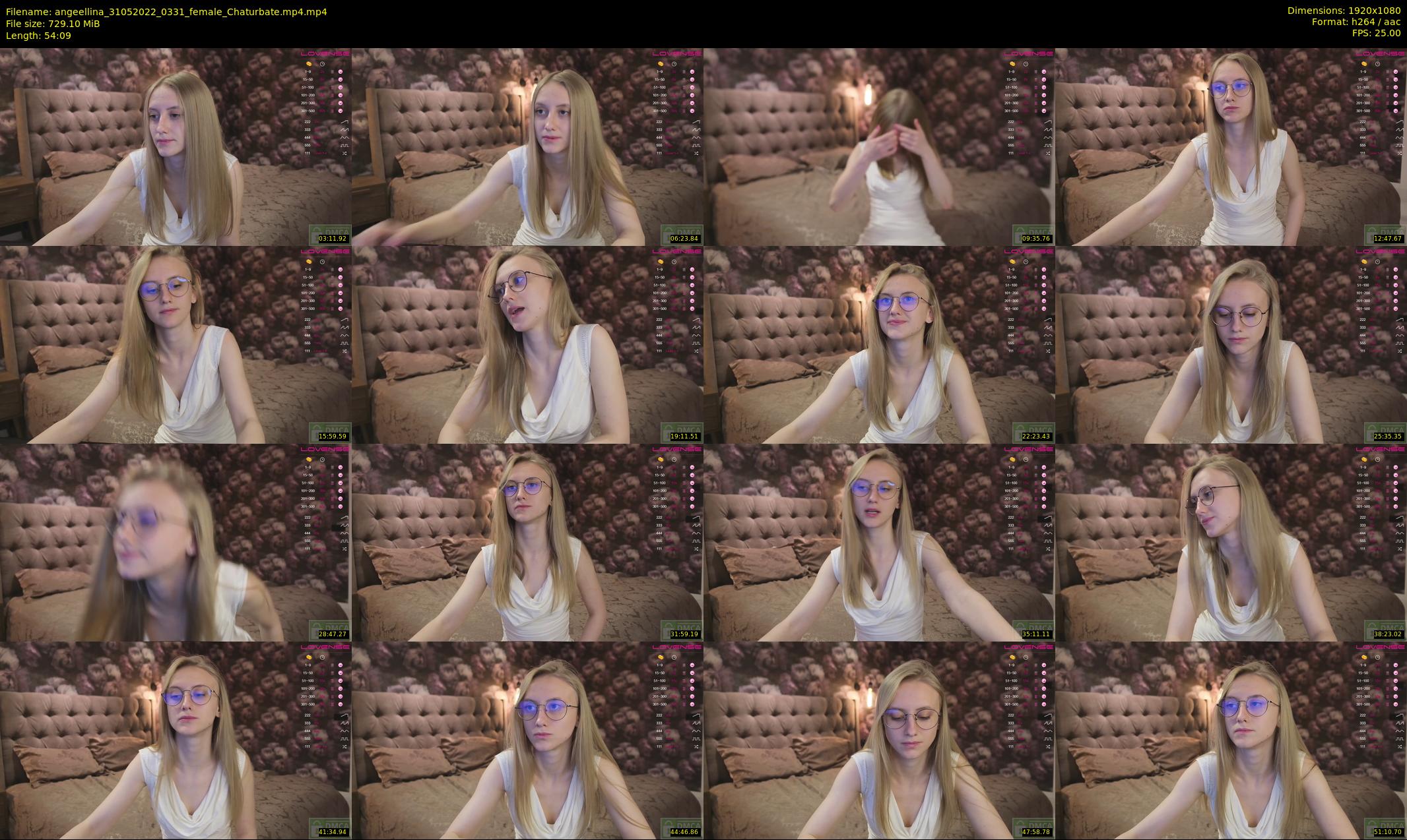 angeellina — 55 minute Chaturbate female cam show recording, 1080p, May 31, 2022