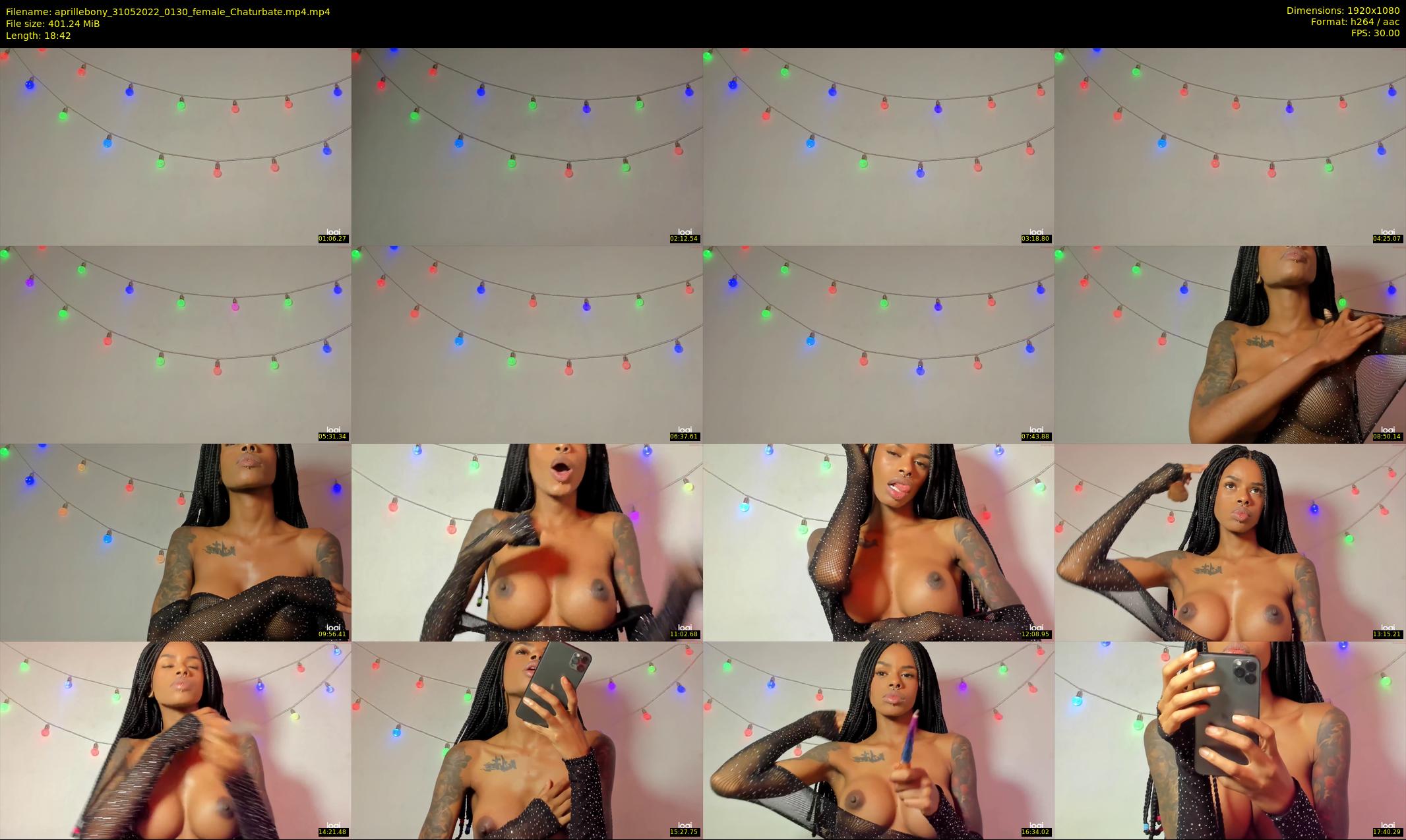 aprillebony — 19 minute Chaturbate female cam show recording, 1080p, May 31, 2022