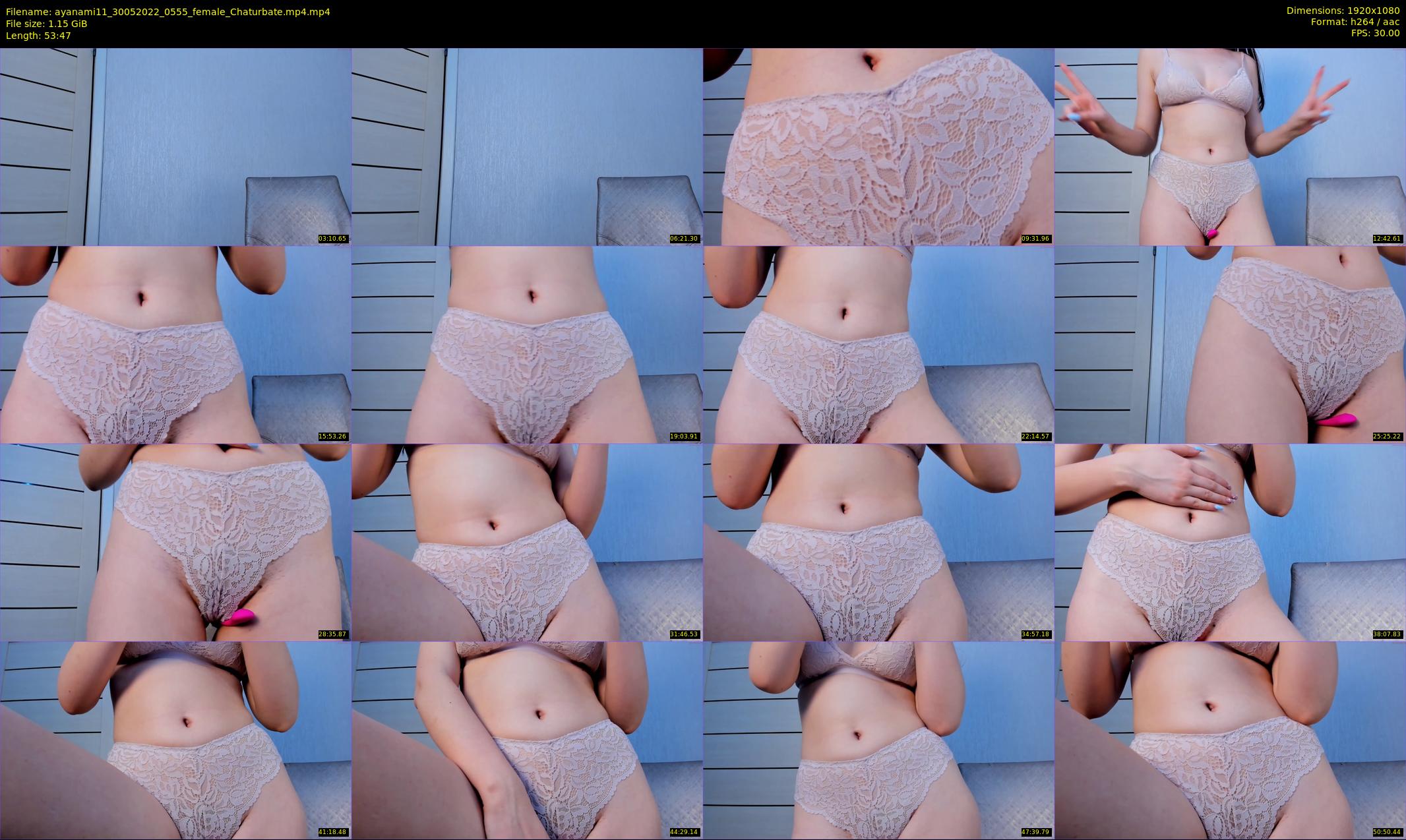 ayanami11 — 54 minute Chaturbate female cam show recording, 1080p, May 30, 2022