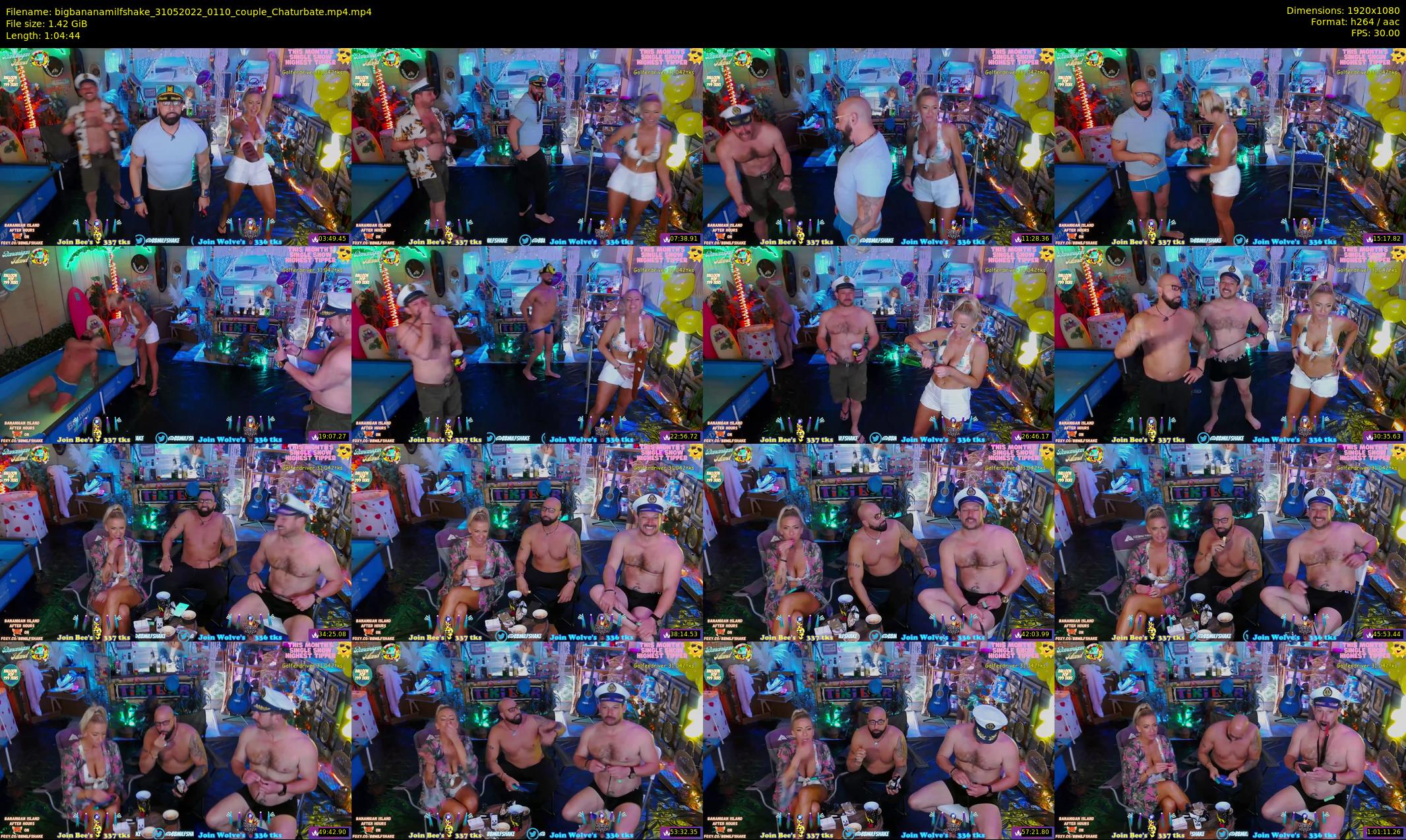 bigbananamilfshake — 65 minute Chaturbate couple cam show recording, 1080p, May 31, 2022