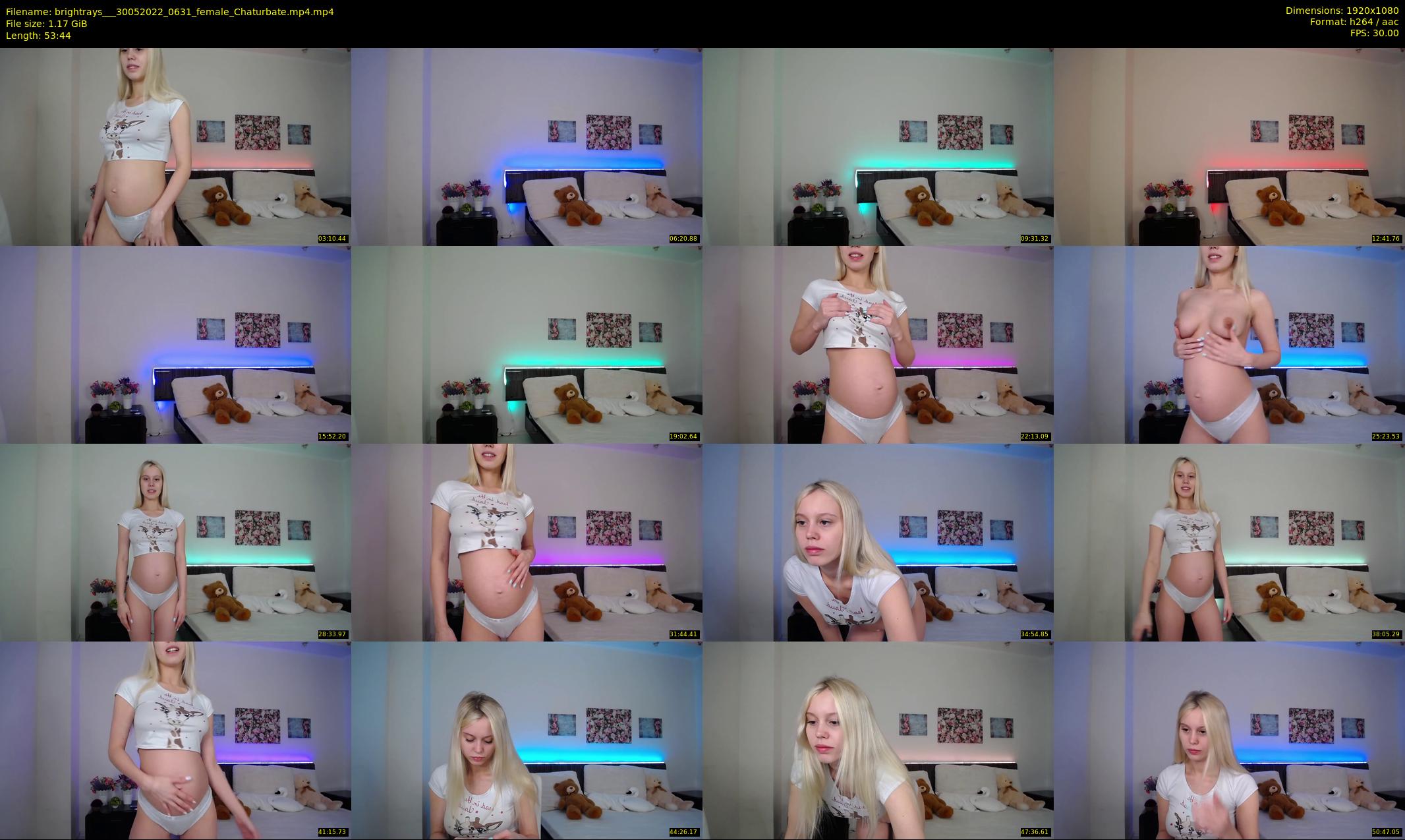 brightrays__ — 54 minute Chaturbate female cam show recording, 1080p, May 30, 2022