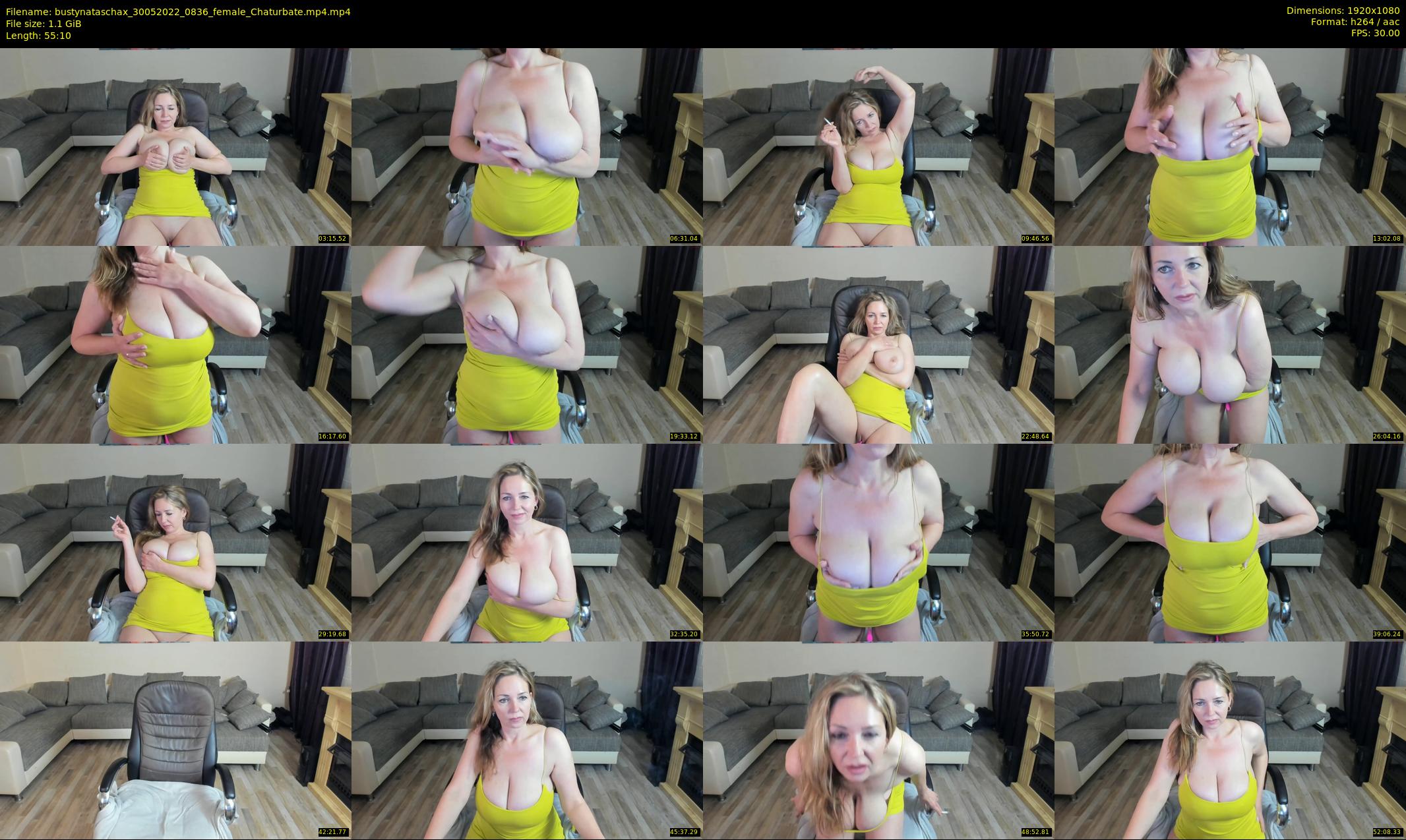 bustynataschax — 56 minute Chaturbate female cam show recording, 1080p, May 30, 2022