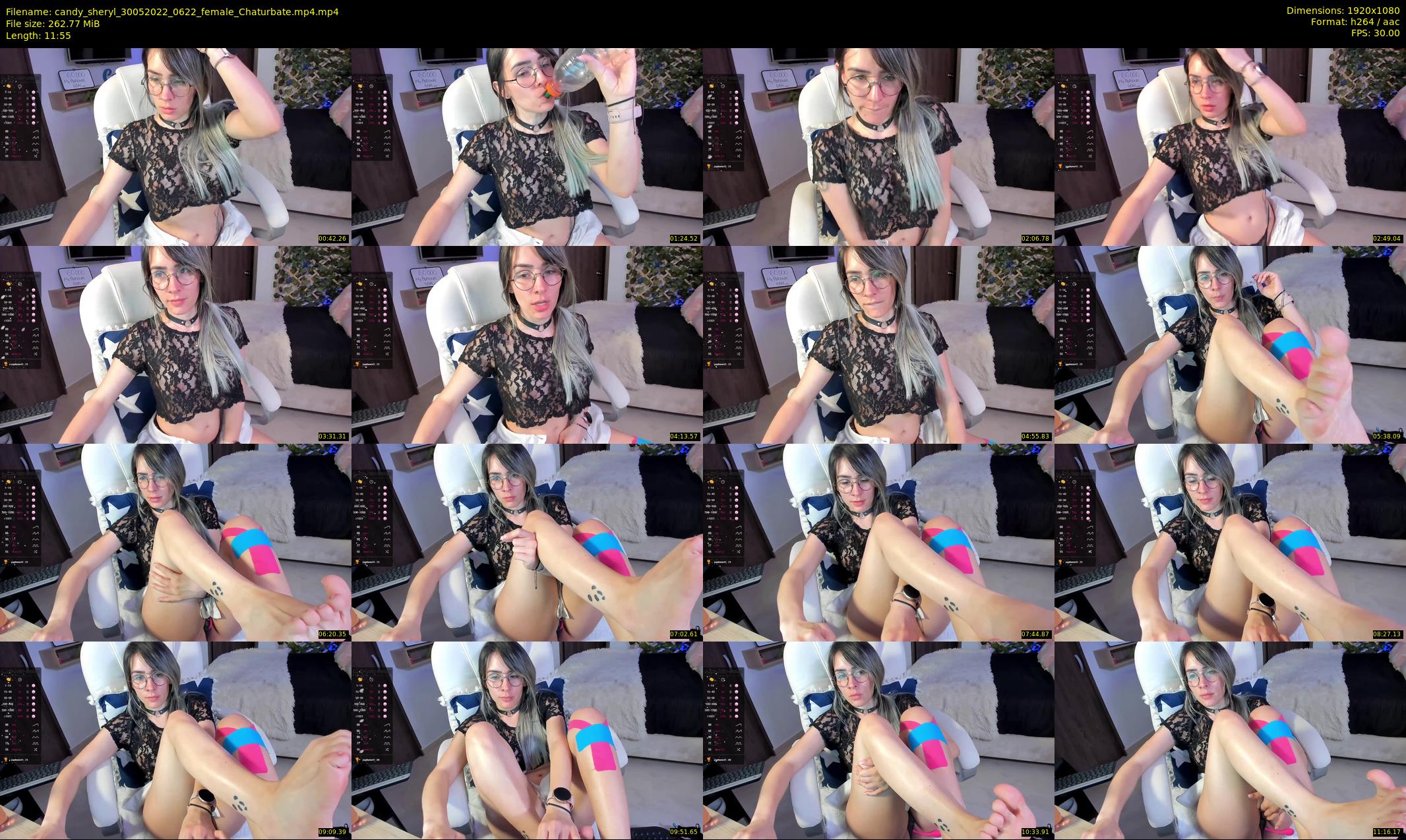 candy_sheryl — 12 minute Chaturbate female cam show recording, 1080p, May 30, 2022