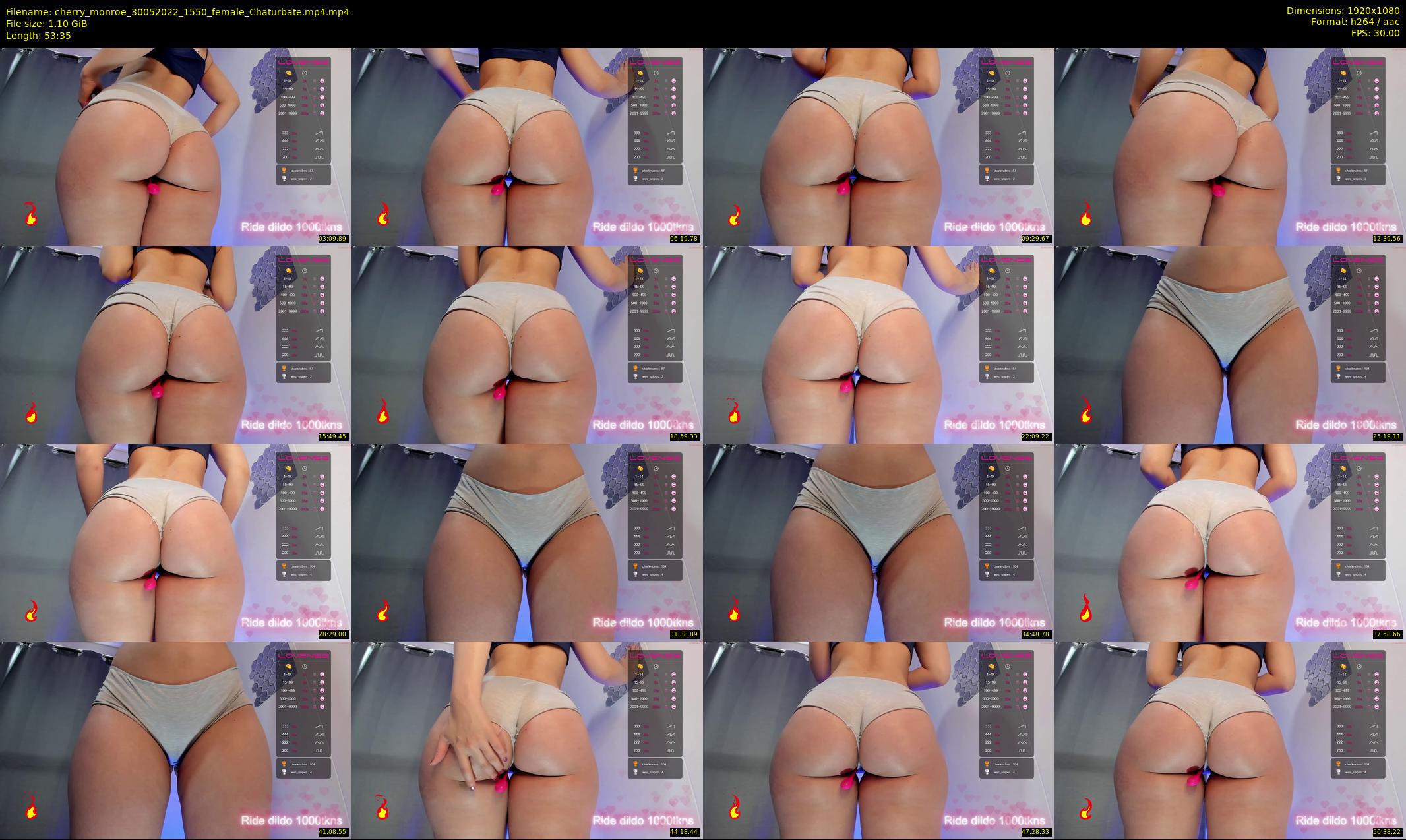 cherry_monroe — 54 minute Chaturbate female cam show recording, 1080p, May 30, 2022