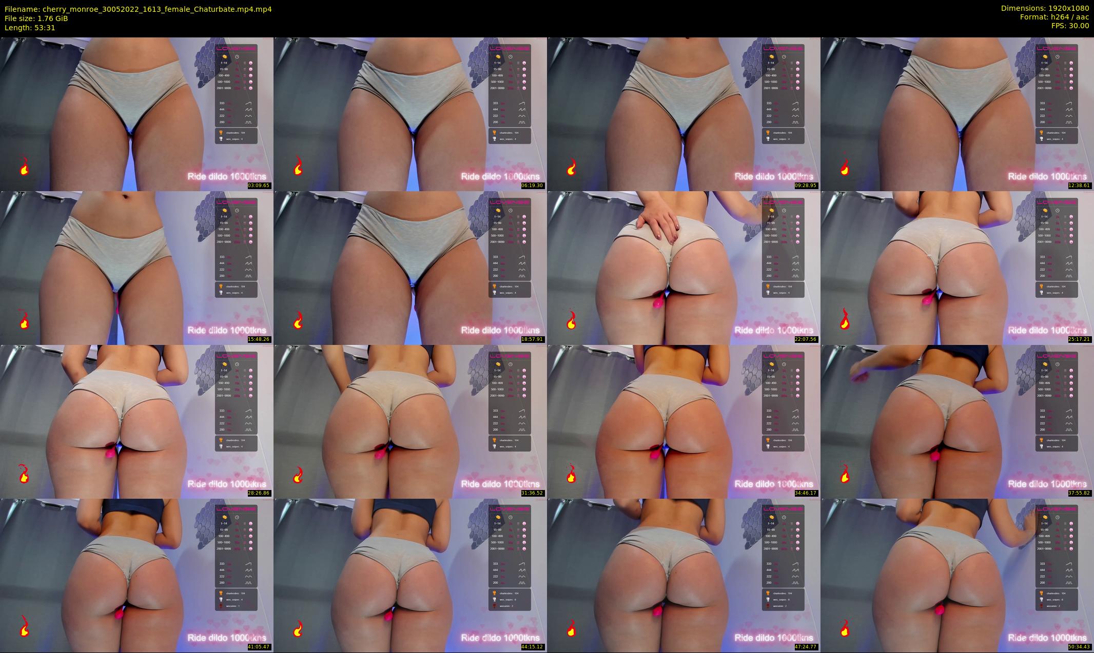 cherry_monroe — 54 minute Chaturbate female cam show recording, 1080p, May 30, 2022