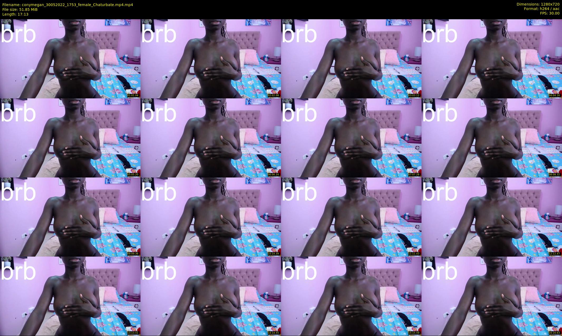 conymegan — 18 minute Chaturbate female cam show recording, 720p, May 30, 2022