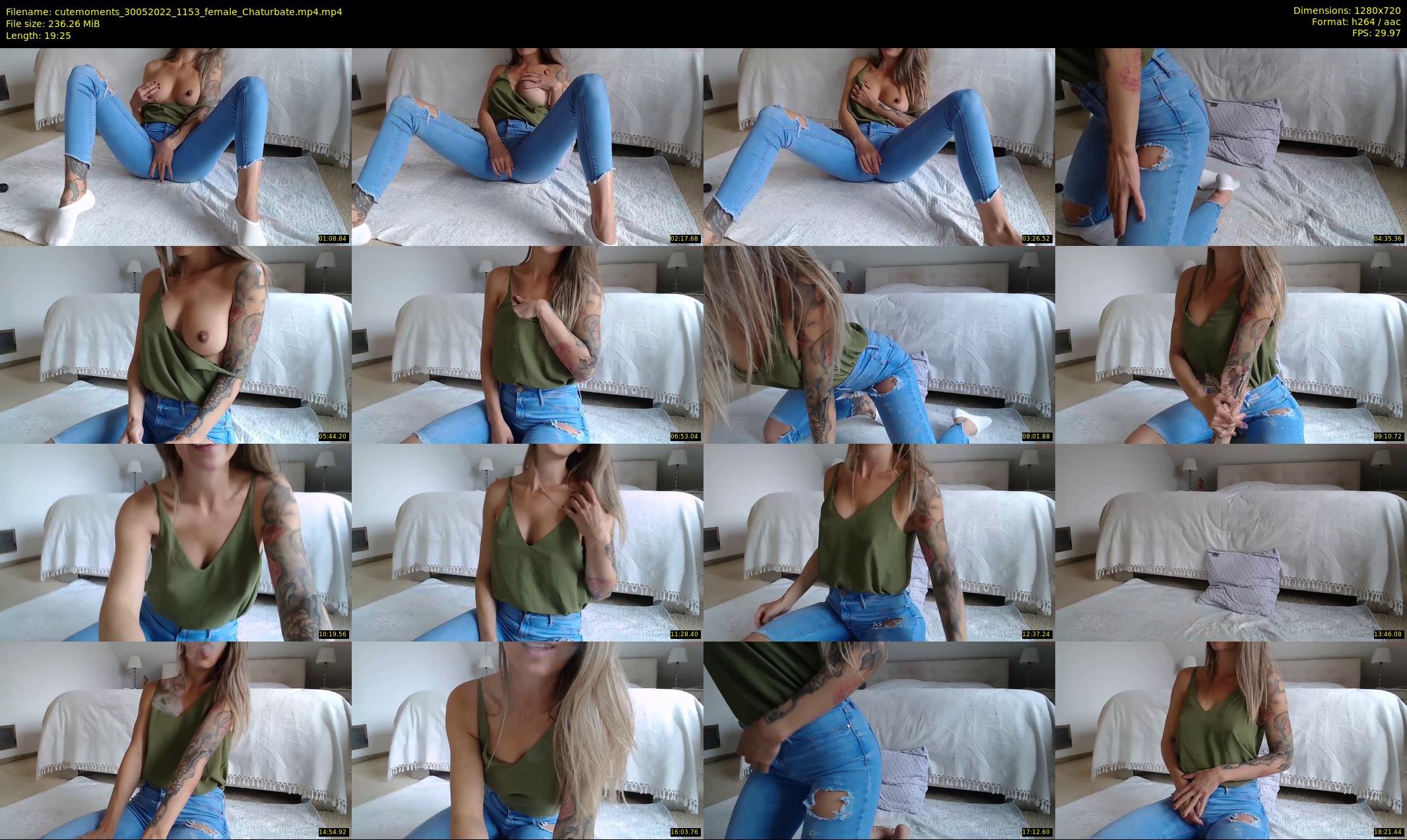 cutemoments — 20 minute Chaturbate female cam show recording, 720p, May 30, 2022