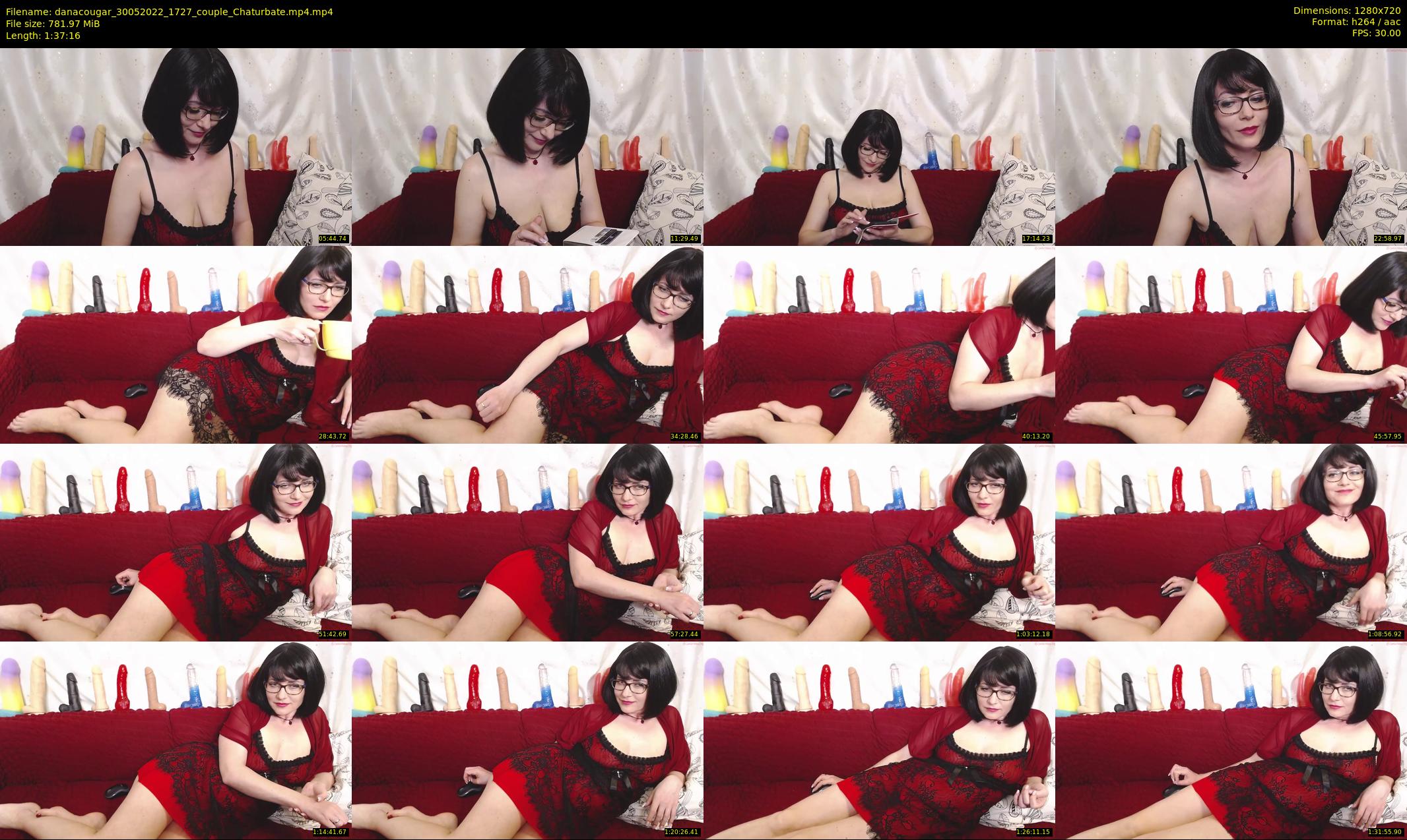 danacougar — 98 minute Chaturbate female cam show recording, 720p, May 30, 2022