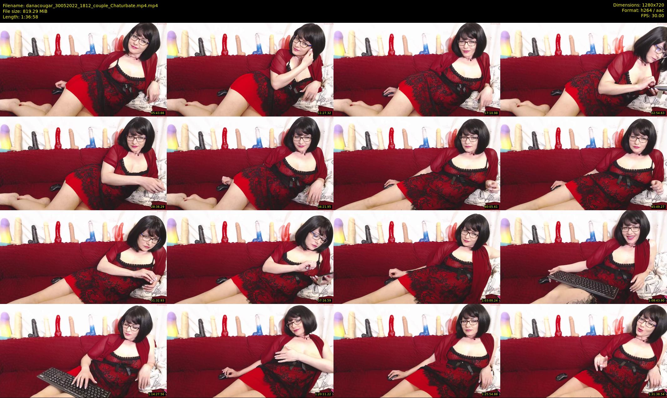 danacougar — 97 minute Chaturbate female cam show recording, 720p, May 30, 2022