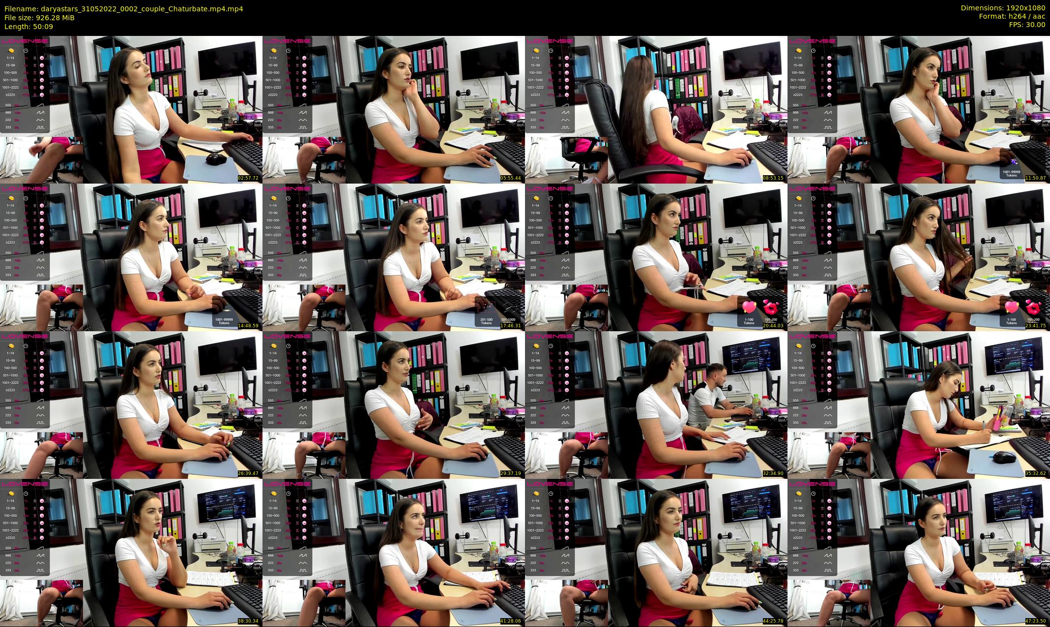 daryastars — 51 minute Chaturbate couple cam show recording, 1080p, May 31, 2022