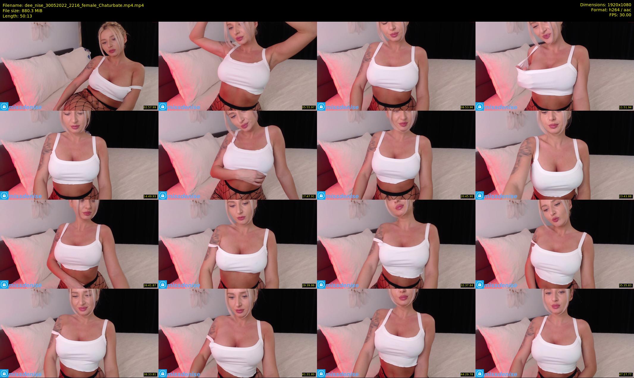 dee_nise — 51 minute Chaturbate female cam show recording, 1080p, May 30, 2022