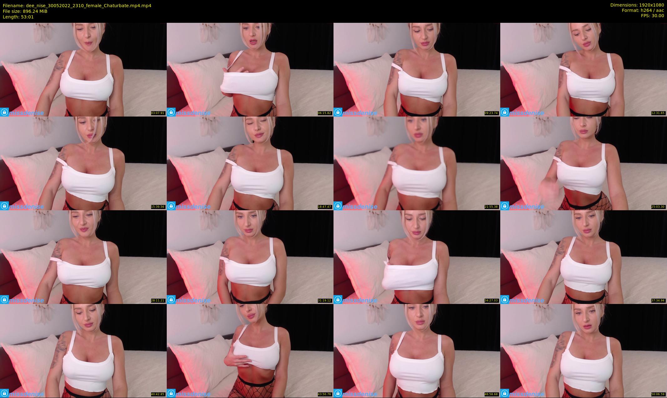 dee_nise — 54 minute Chaturbate female cam show recording, 1080p, May 30, 2022