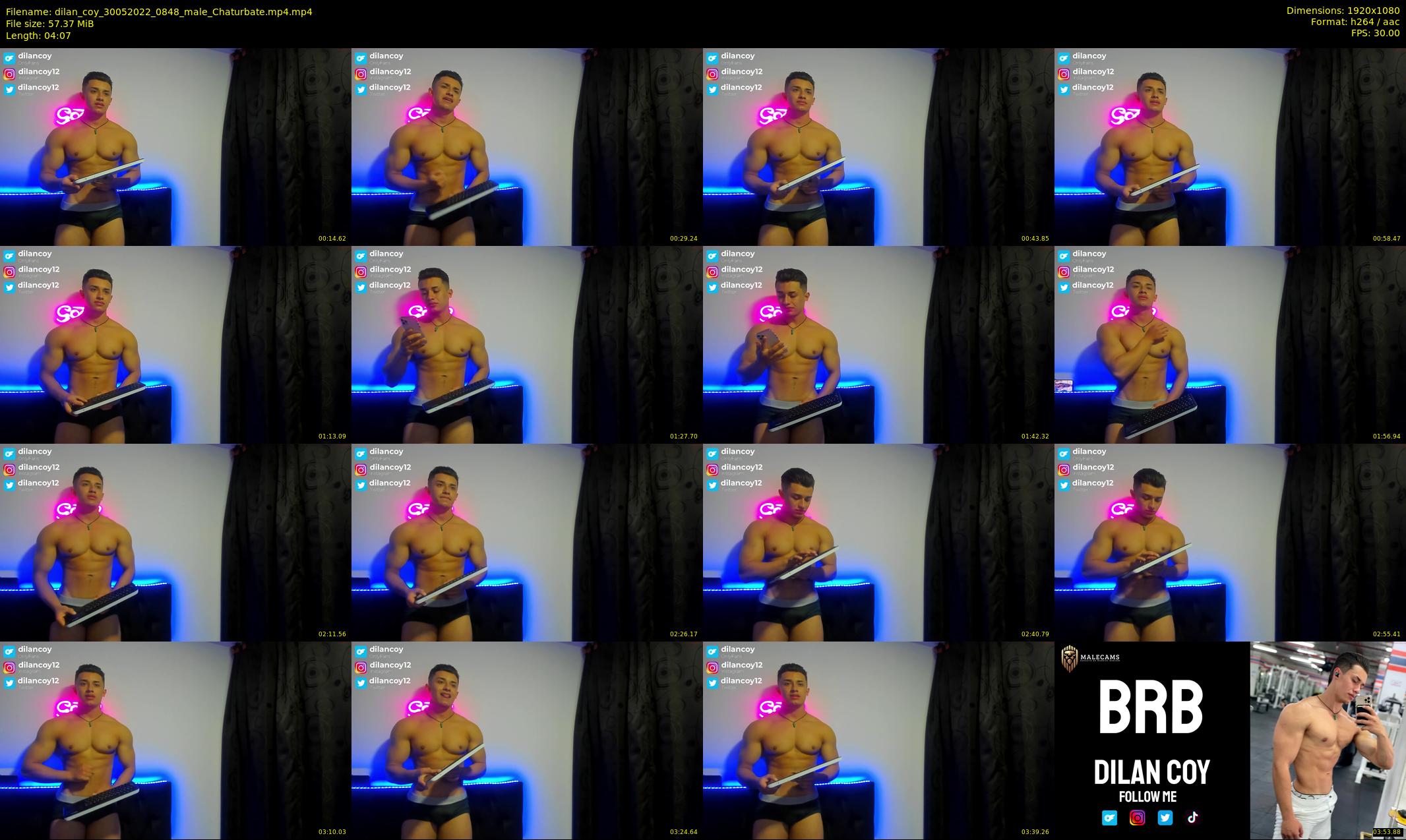 dilan_coy — 5 minute Chaturbate male cam show recording, 1080p, May 30, 2022