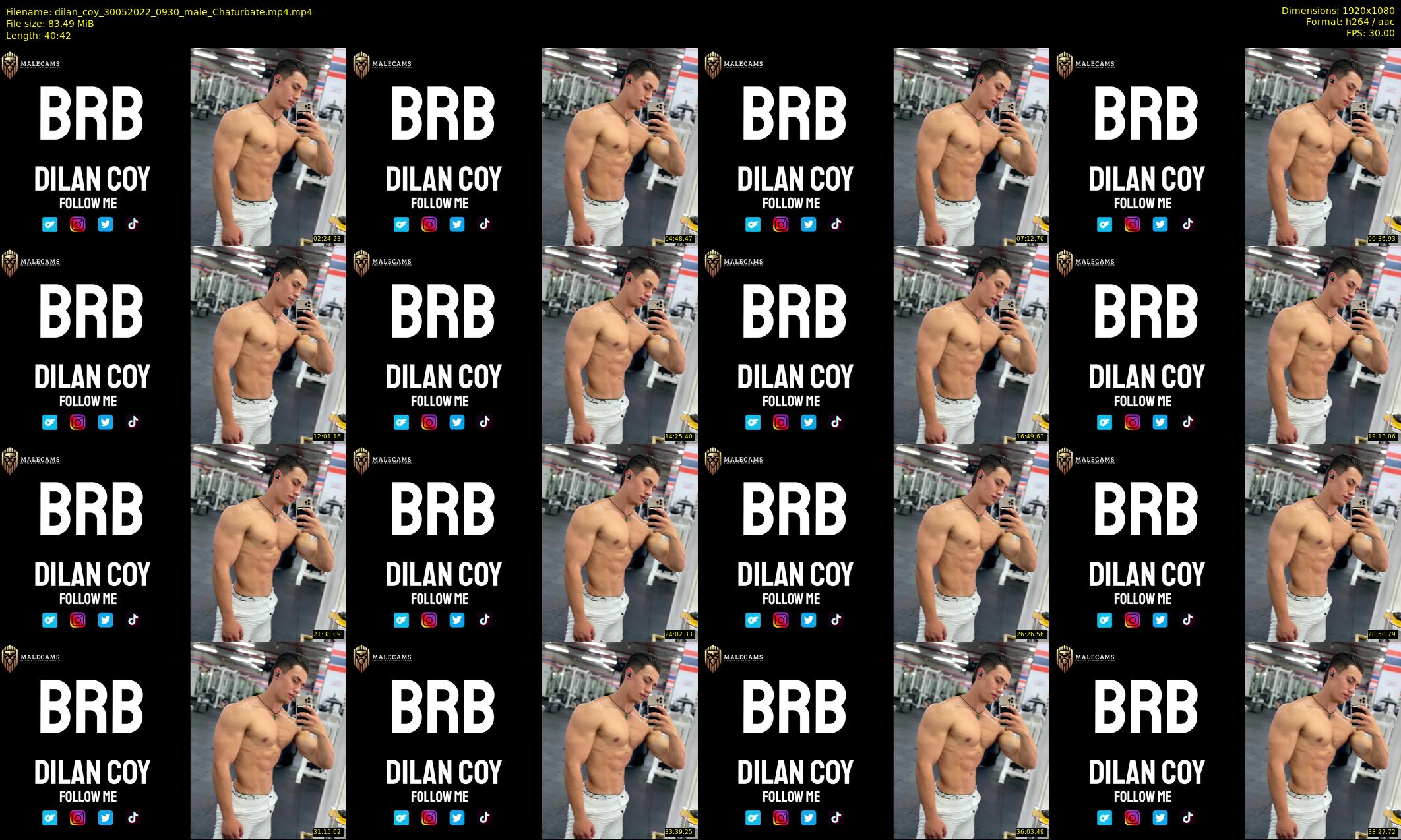 dilan_coy — 41 minute Chaturbate male cam show recording, 1080p, May 30, 2022