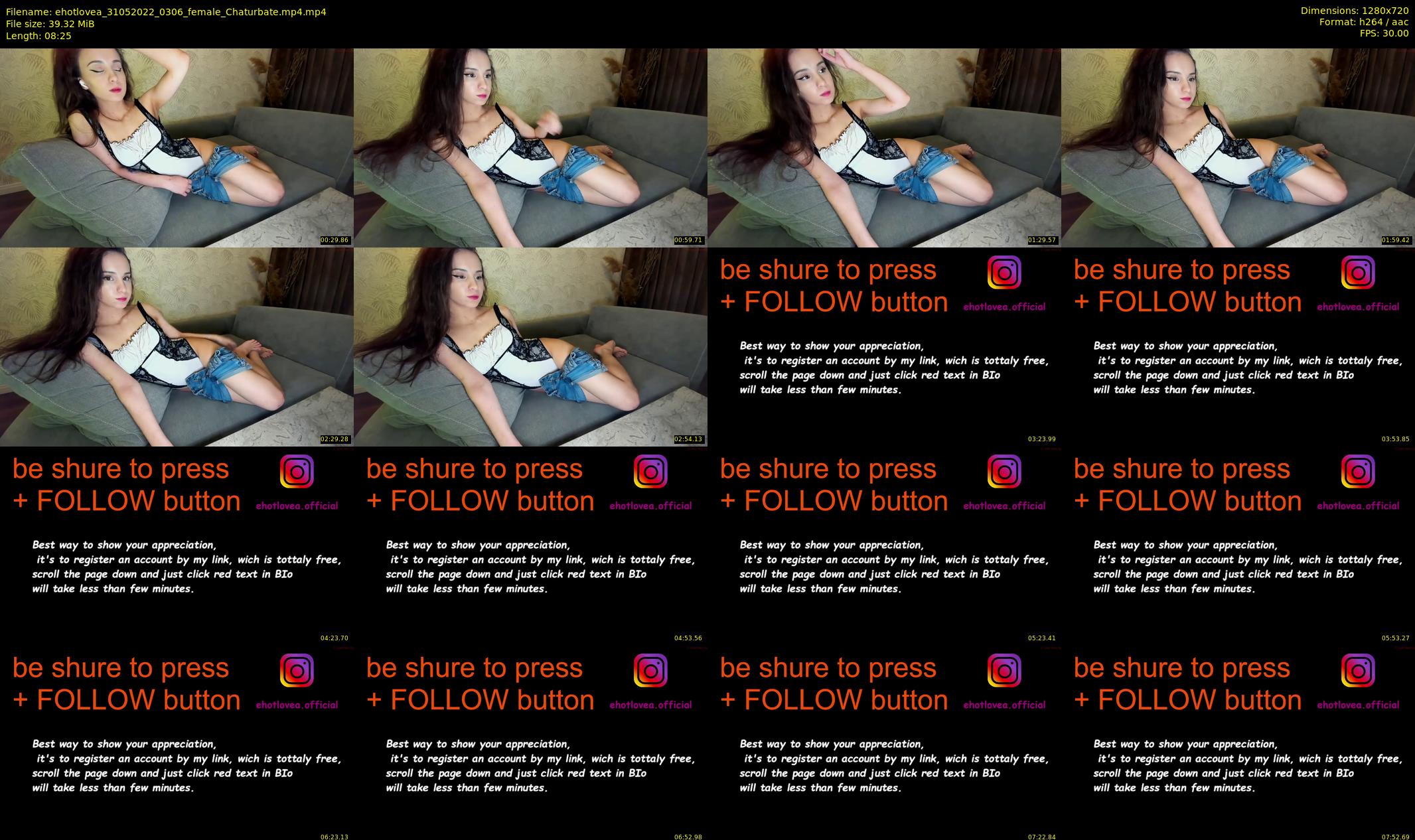 ehotlovea — 9 minute Chaturbate female cam show recording, 720p, May 31, 2022