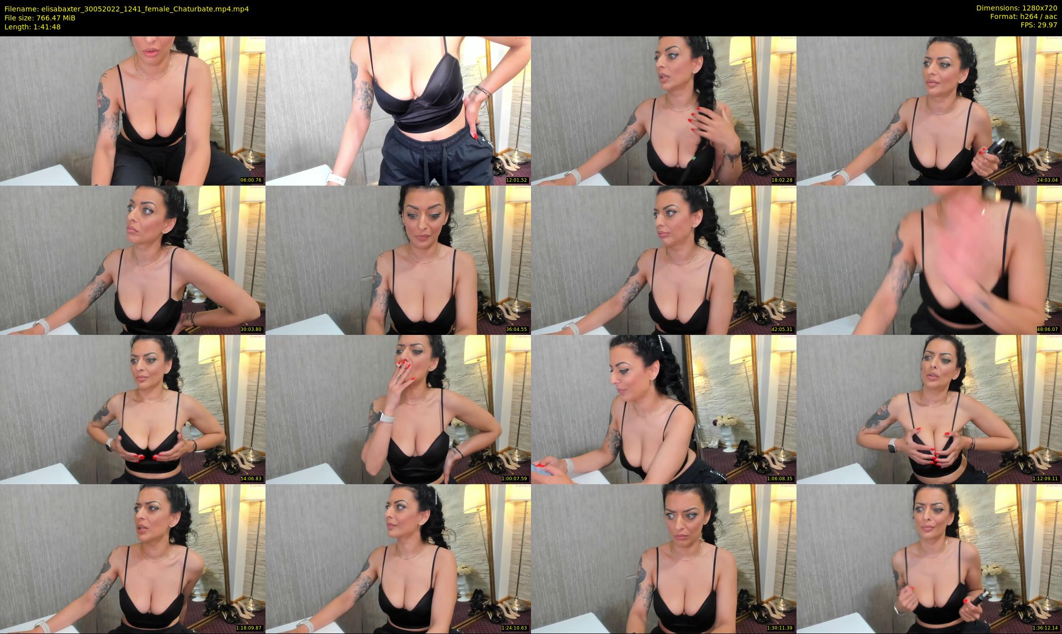 elisabaxter — 102 minute Chaturbate female cam show recording, 720p, May 30, 2022