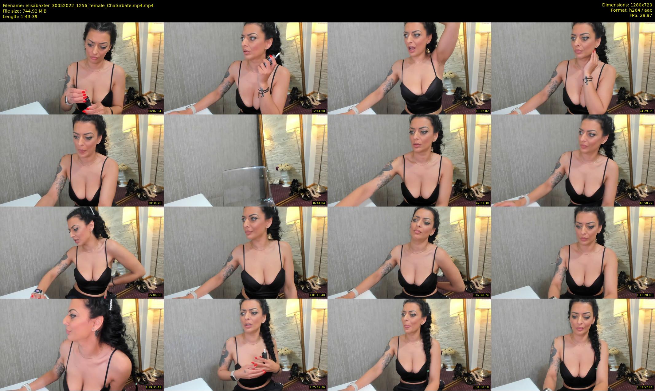 elisabaxter — 104 minute Chaturbate female cam show recording, 720p, May 30, 2022