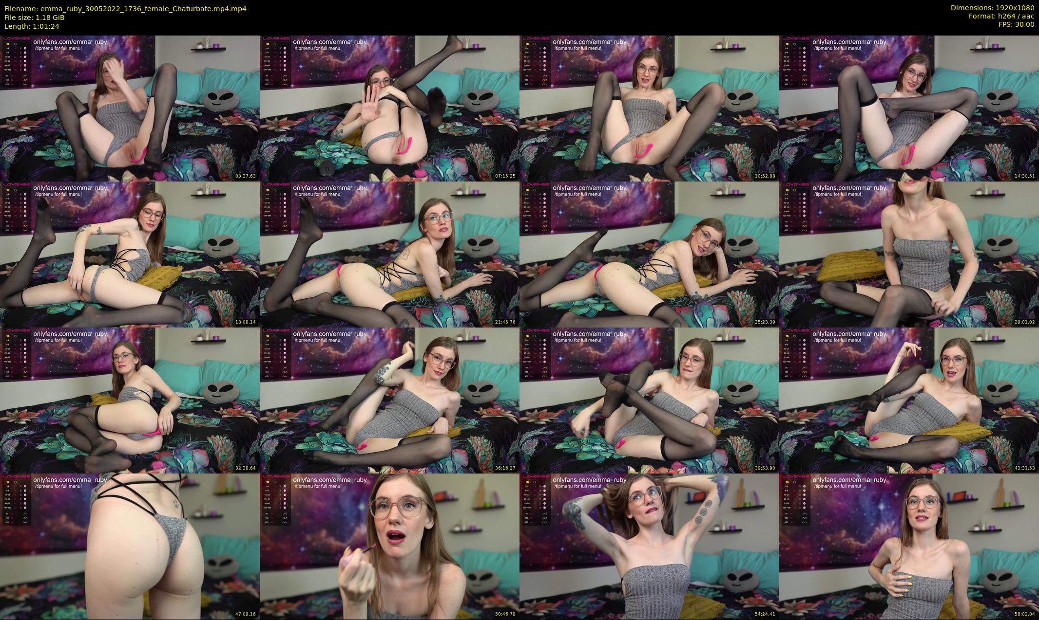 emma_ruby — 62 minute Chaturbate female cam show recording, 1080p, May 30, 2022