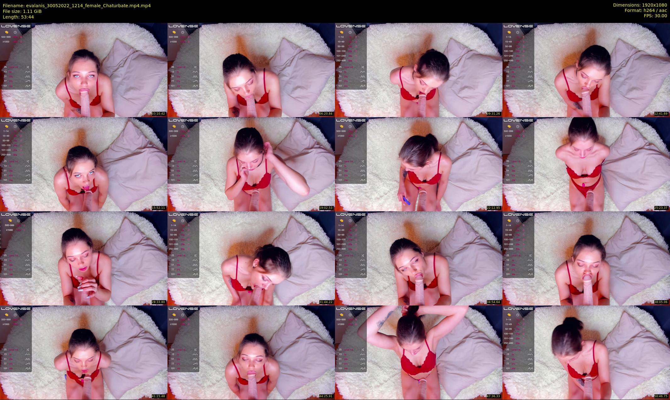 evalanis — 54 minute Chaturbate couple cam show recording, 1080p, May 30, 2022