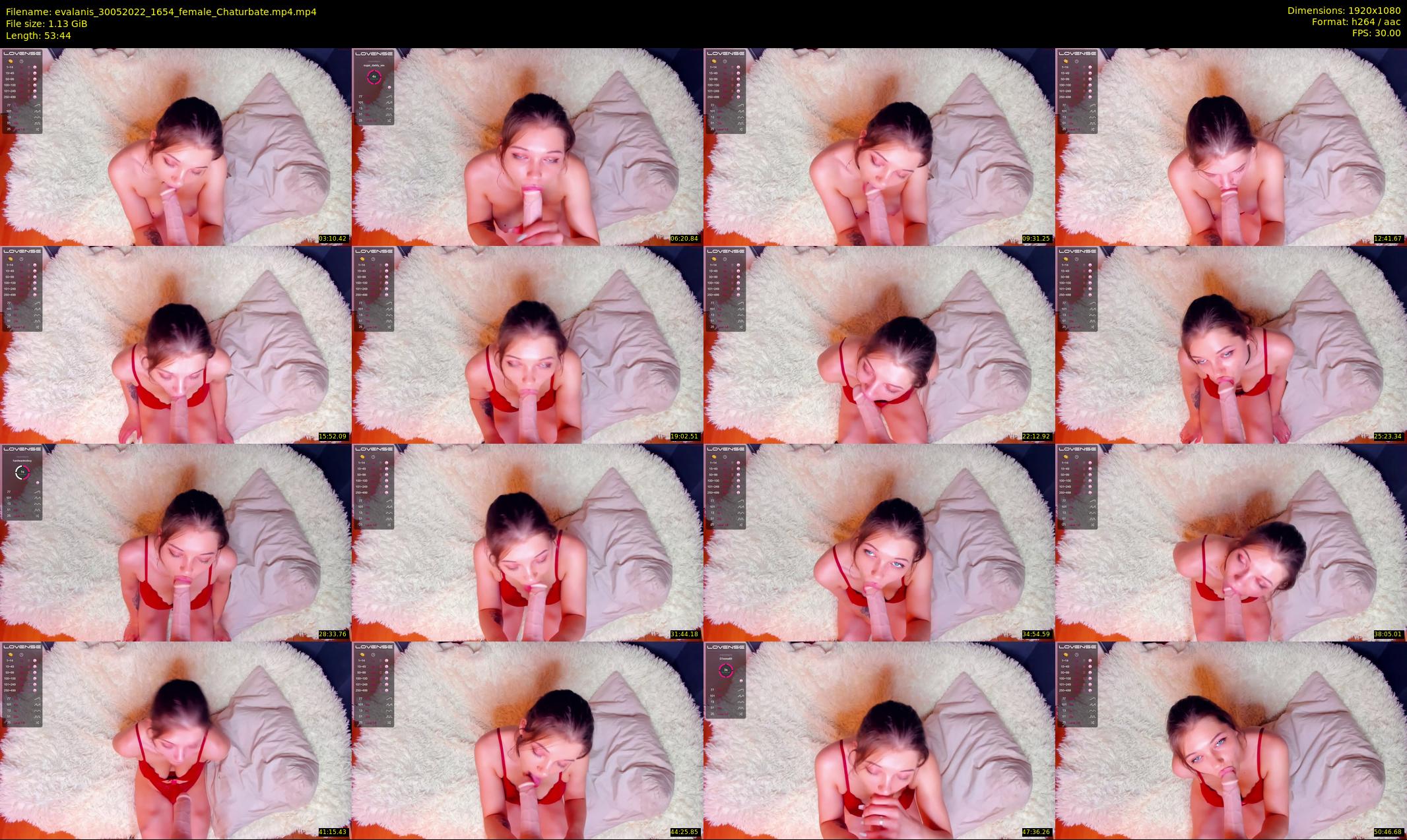 evalanis — 54 minute Chaturbate couple cam show recording, 1080p, May 30, 2022